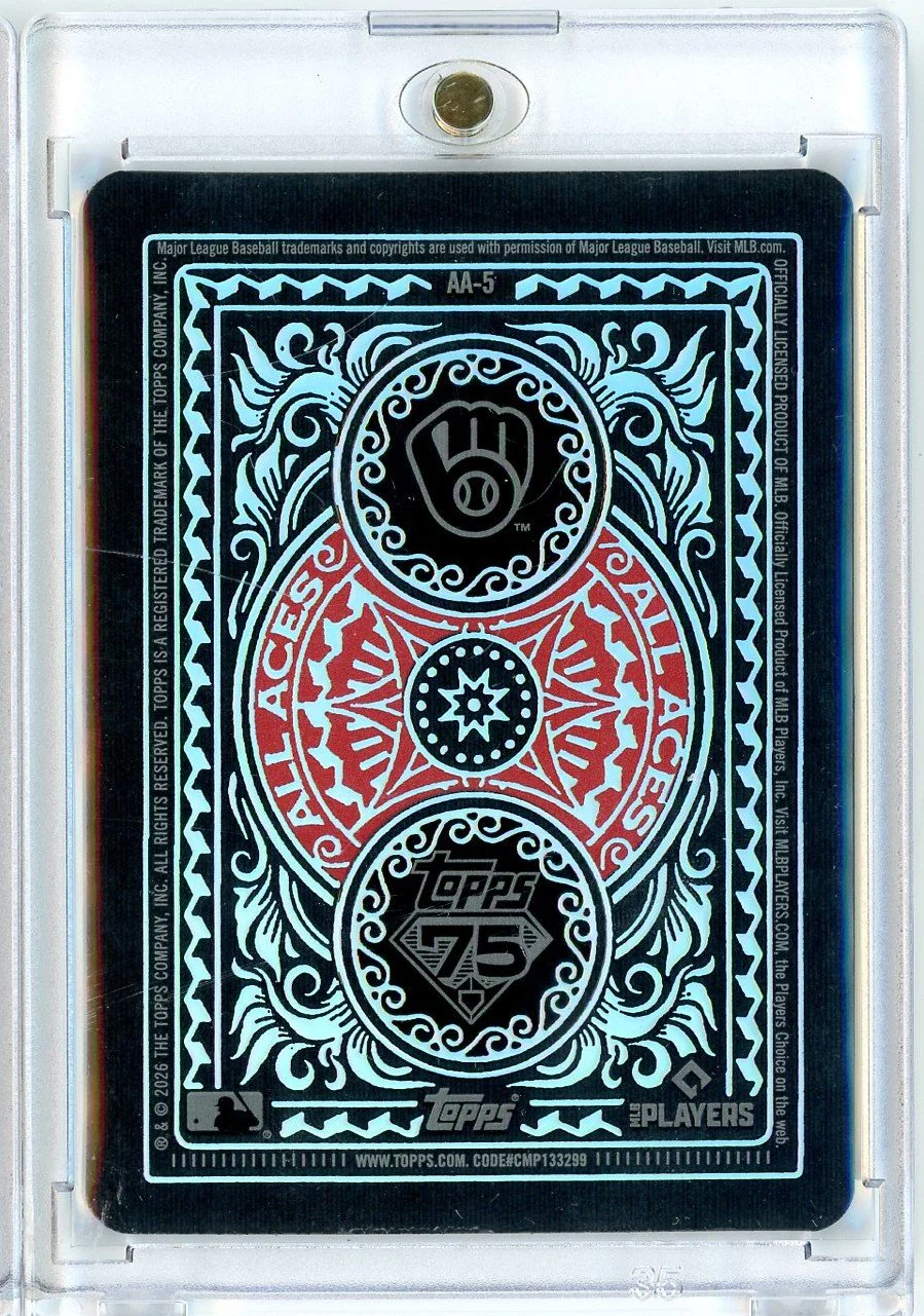 2025 Topps Jacob Misiorowski #AA5 All Aces Case Hit Rookie RC Baseball Card - Image 2