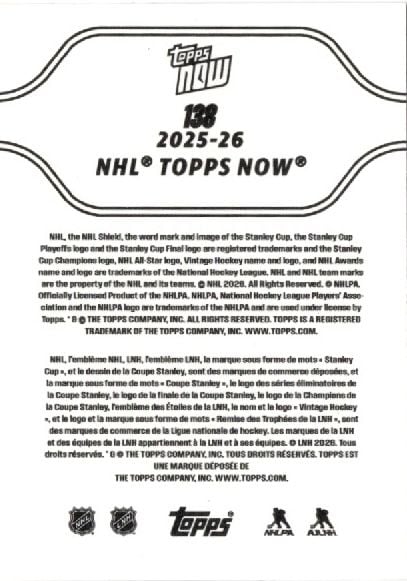 2025 Topps Now Porter Martone #138 Black Ice /10 Logs 1st Career NHL Point in Front of Home Crowd Philadelphia Flyers Rookie RC Hockey Card - Image 2
