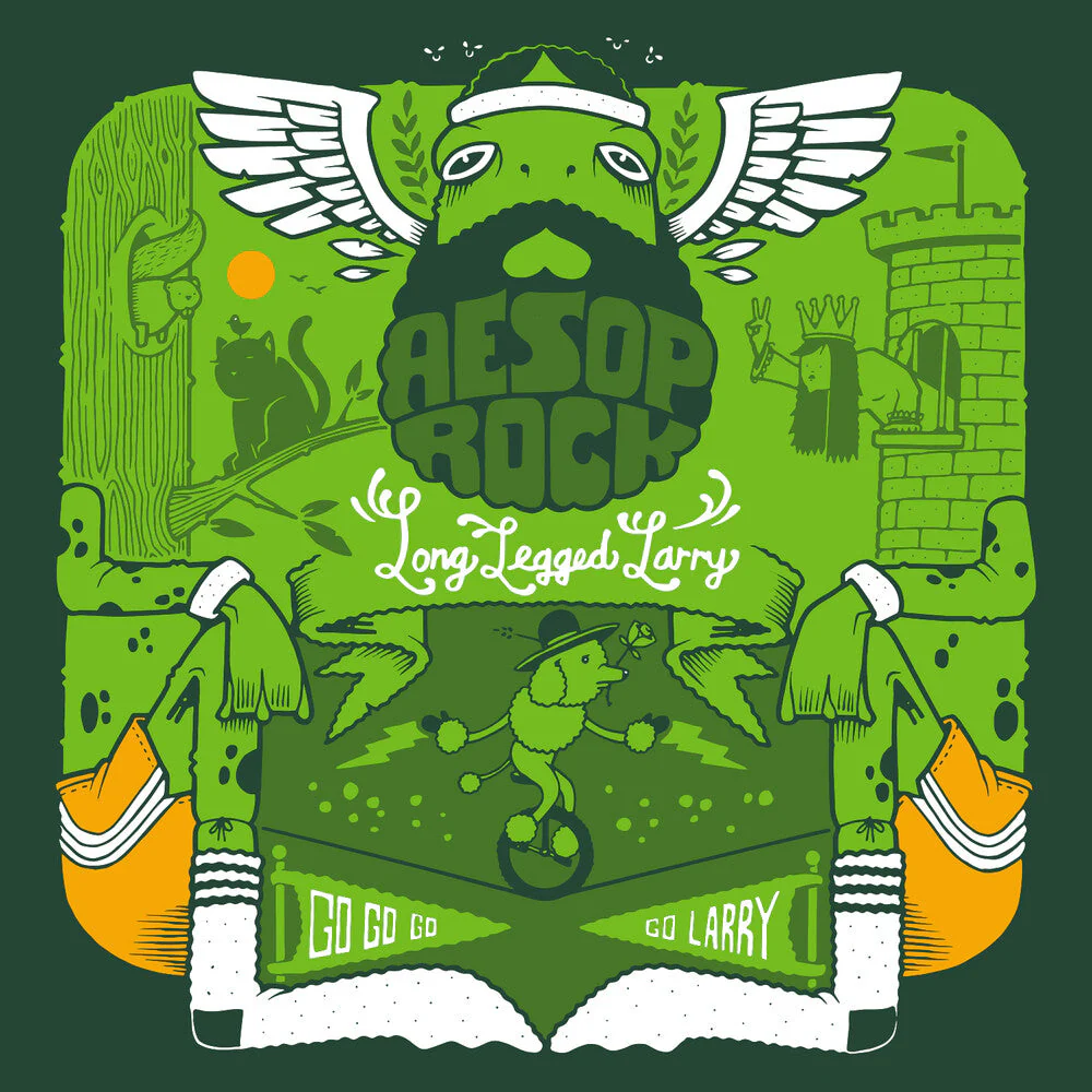Aesop Rock - Long Legged Larry [Limited Edition Green 7in Single]