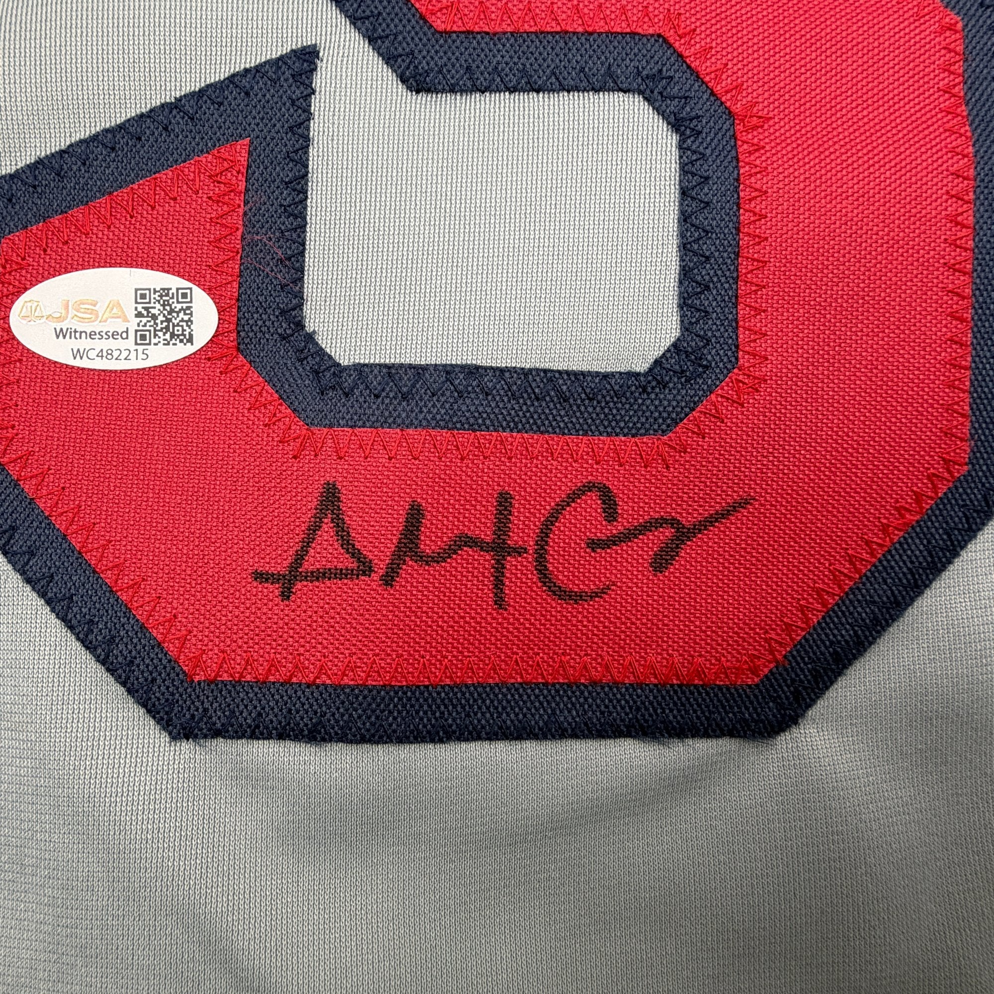 Autographed/Signed Alex Cora Boston Grey Baseball Jersey JSA COA - Image 3