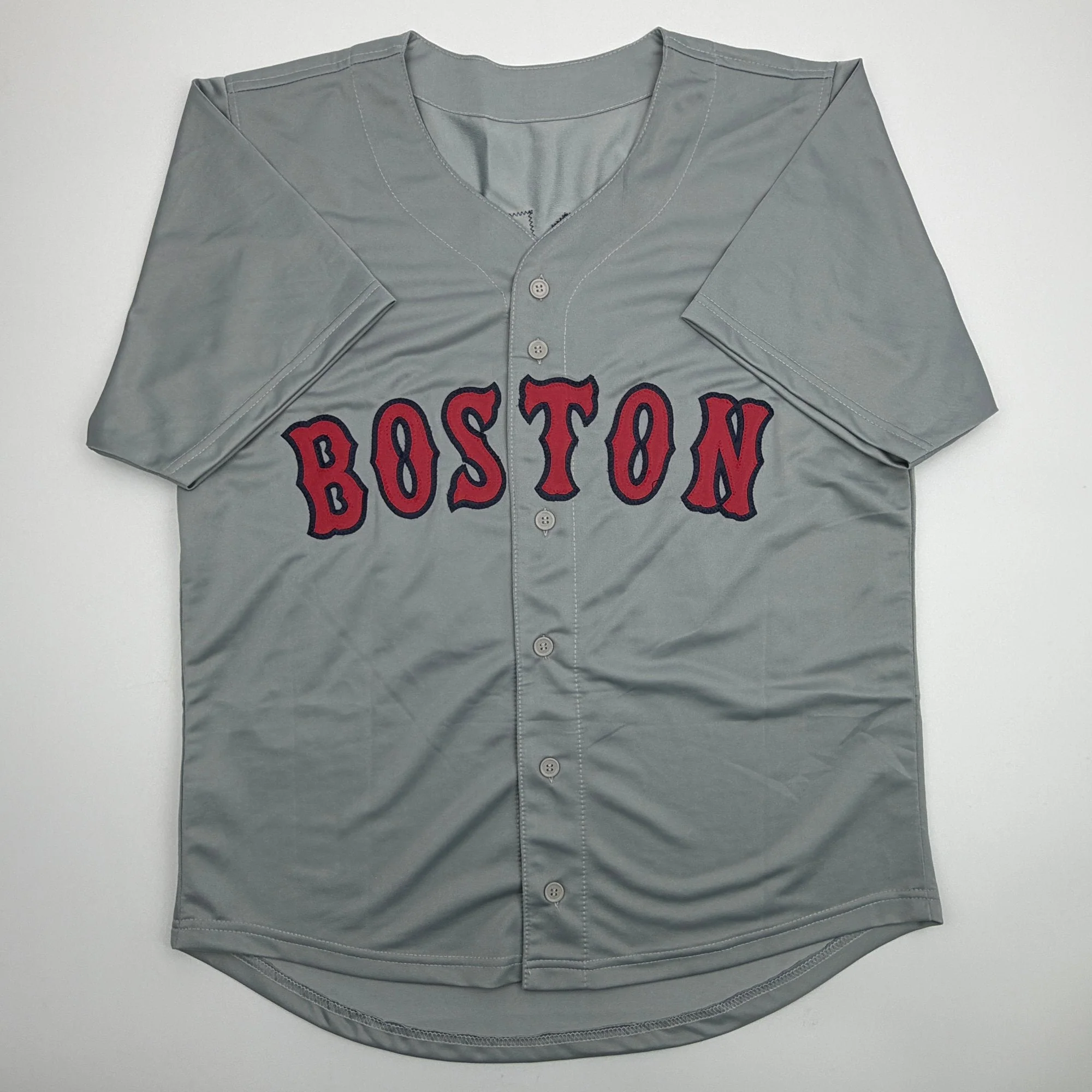 Autographed/Signed Alex Cora Boston Grey Baseball Jersey JSA COA - Image 4