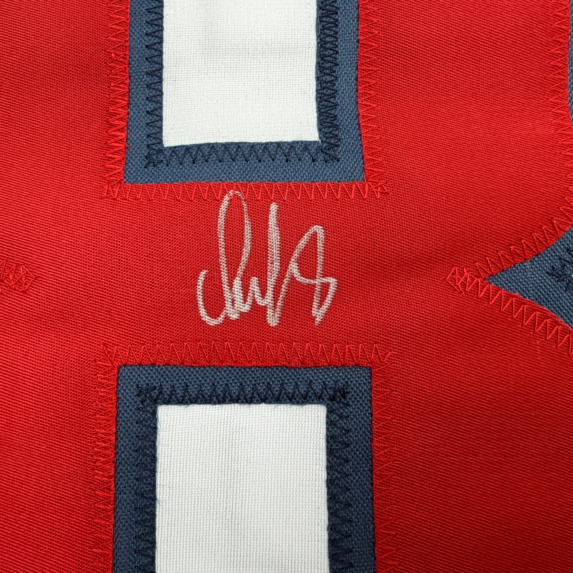 Autographed/Signed Alexander Alex Ovechkin Washington White Hockey Jersey Beckett BAS COA - Image 3