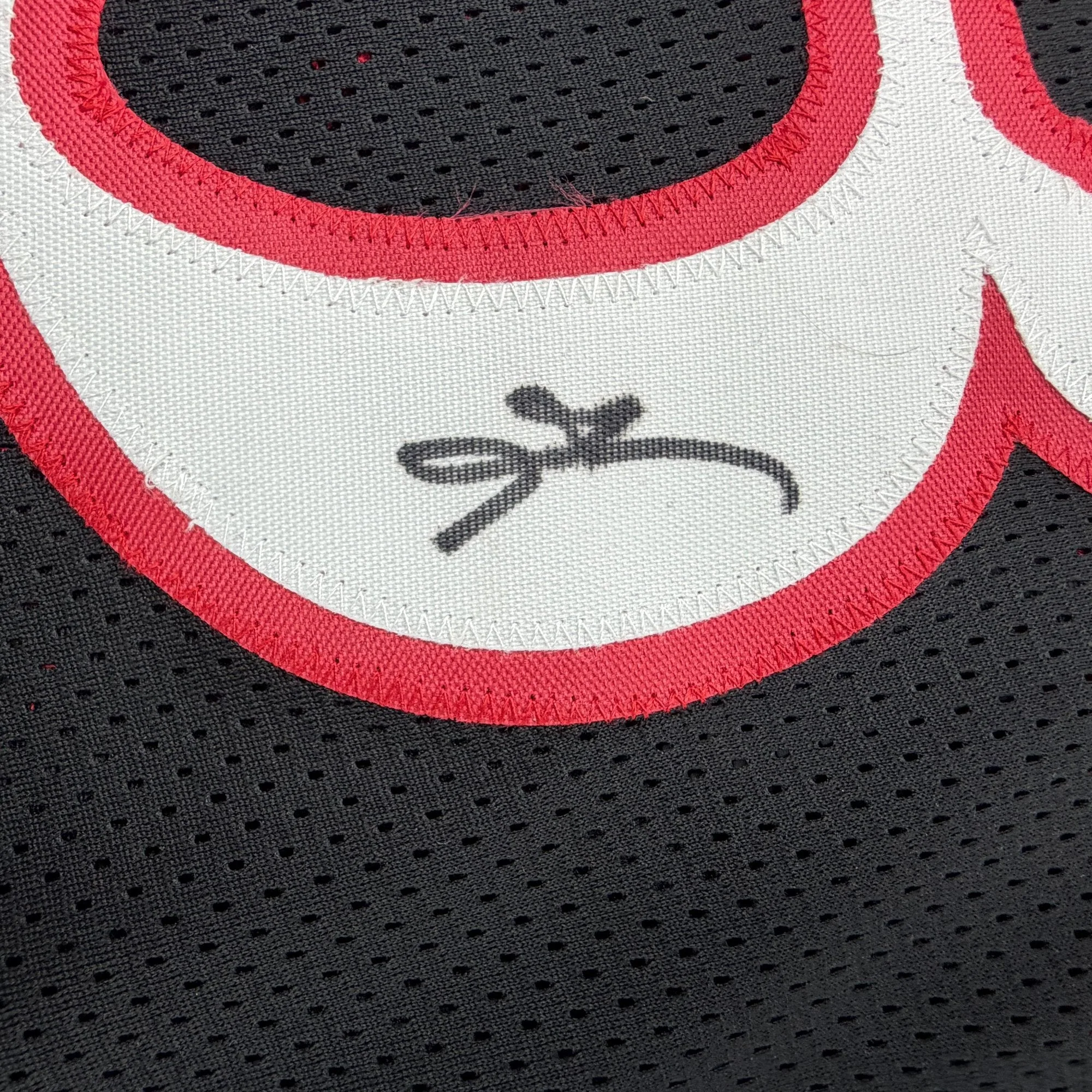 Autographed/Signed Allen Iverson Philadelphia Black Stat Basketball Jersey JSA COA - Image 3