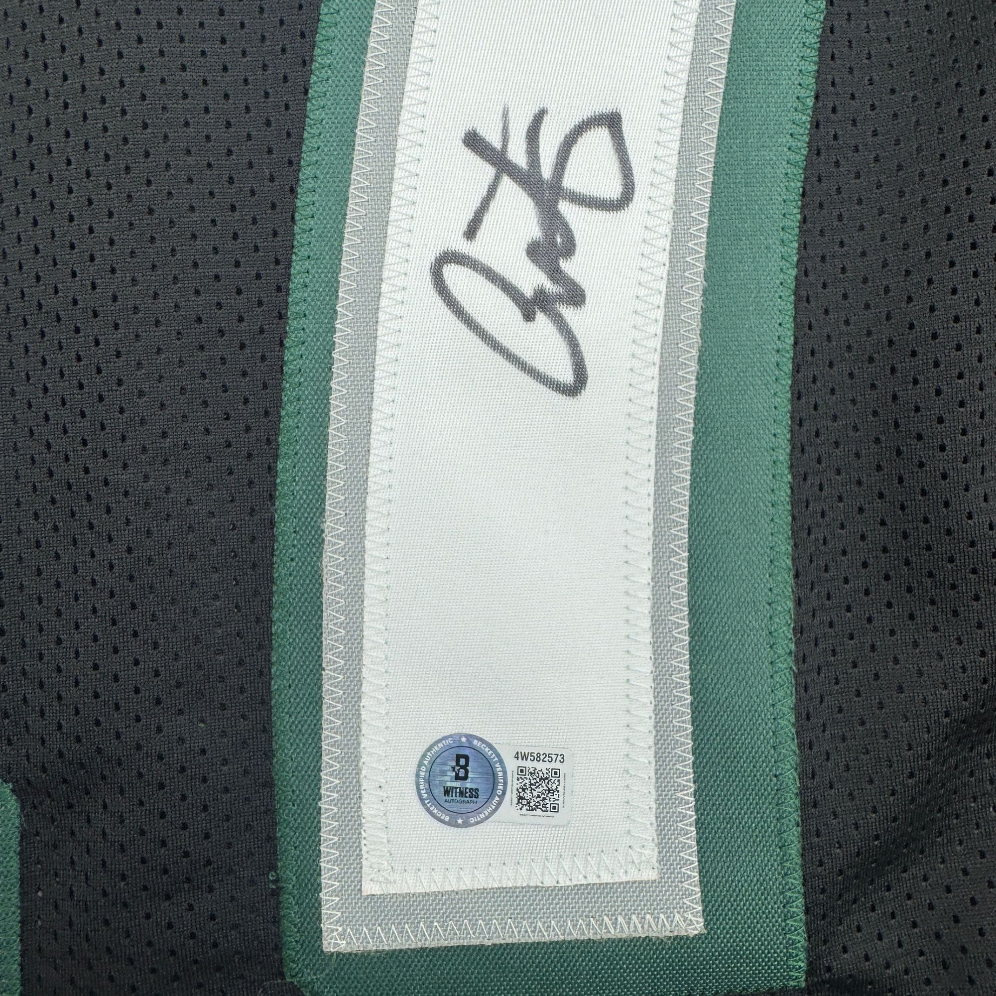 Autographed/Signed Alshon Jeffery Philadelphia Black Football Jersey Beckett BAS COA - Image 3