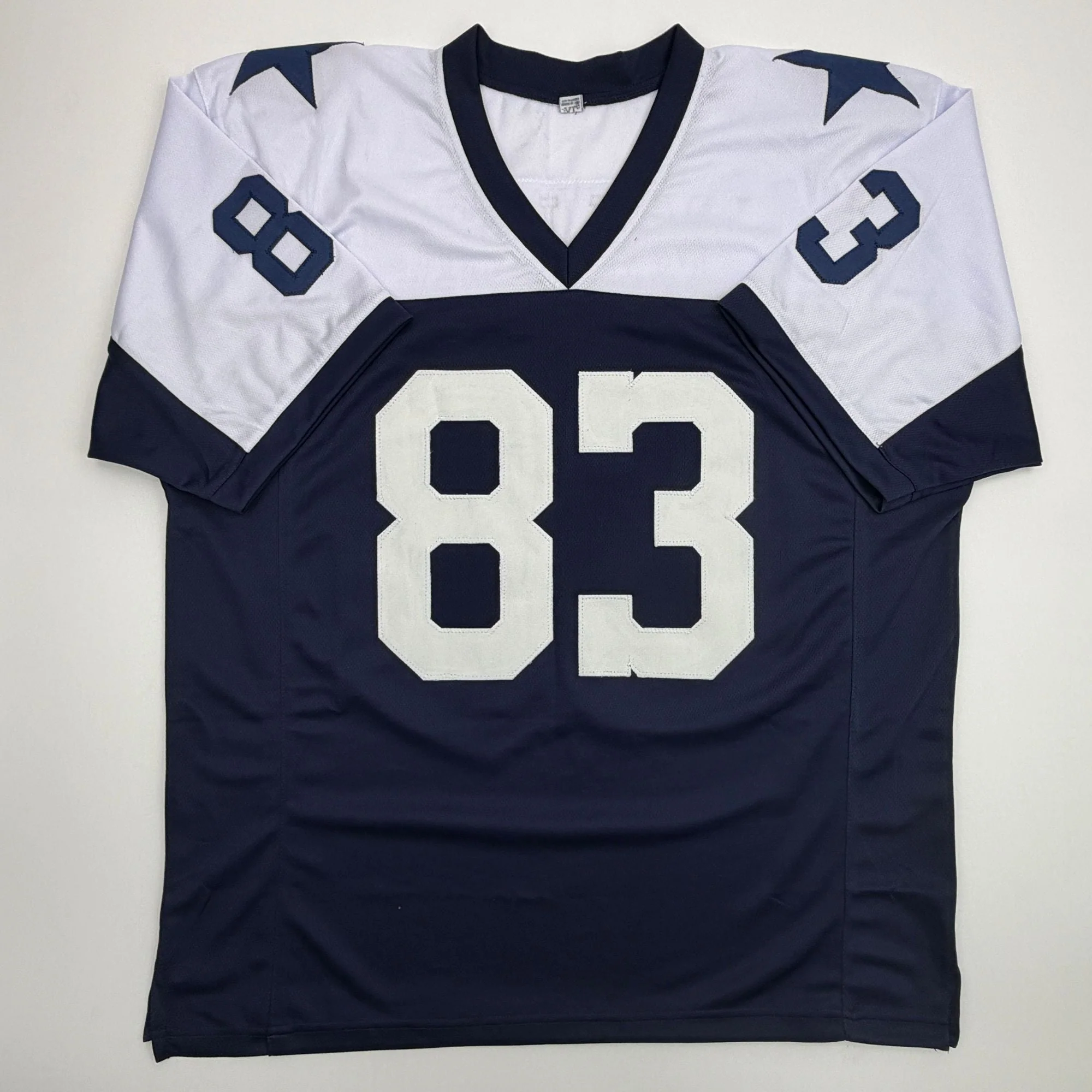Autographed/Signed Anthony Miller Dallas Thanksgiving Day Football Jersey JSA COA - Image 4