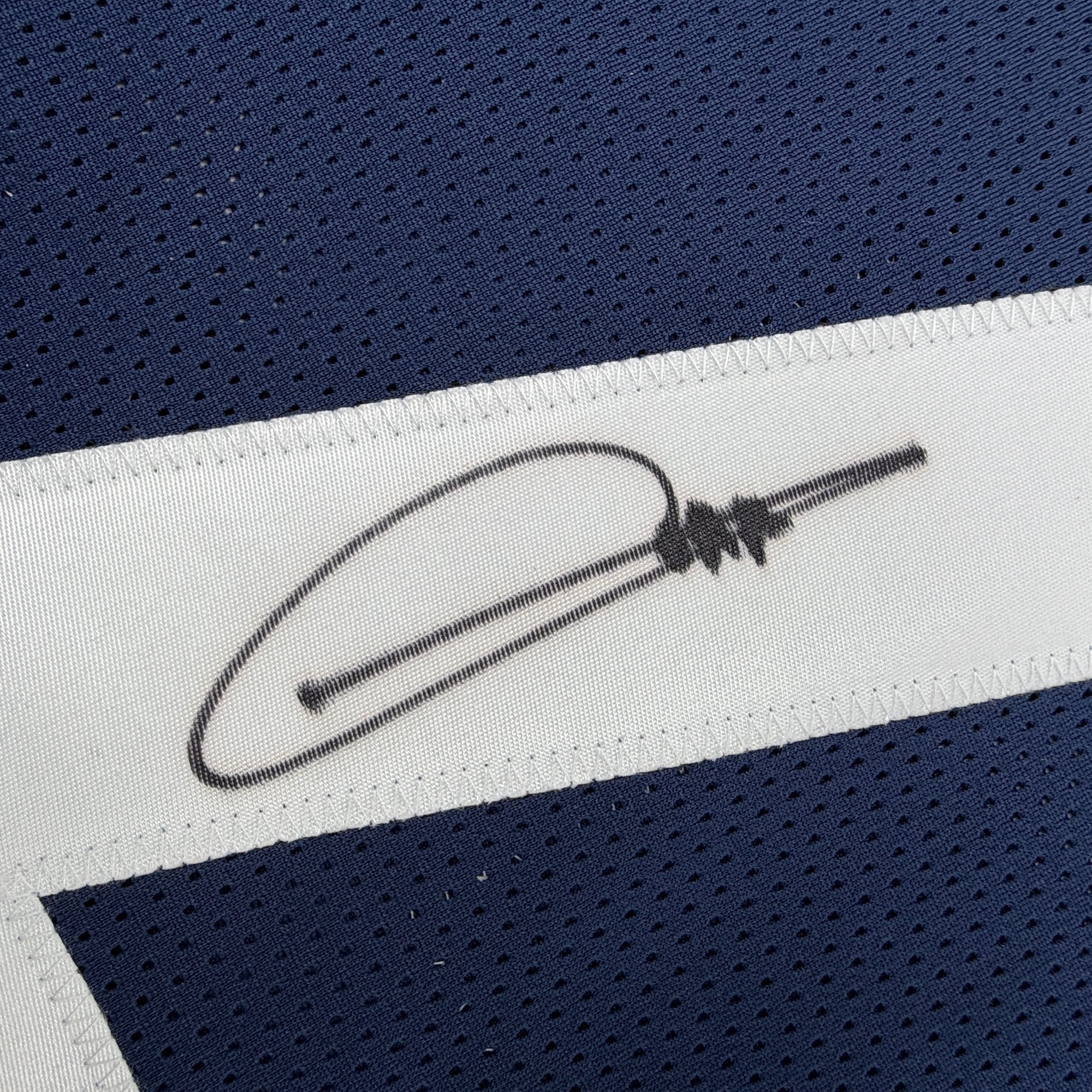 Autographed/Signed Arnold Ebiketie Penn State Blue College Football Jersey JSA COA - Image 3
