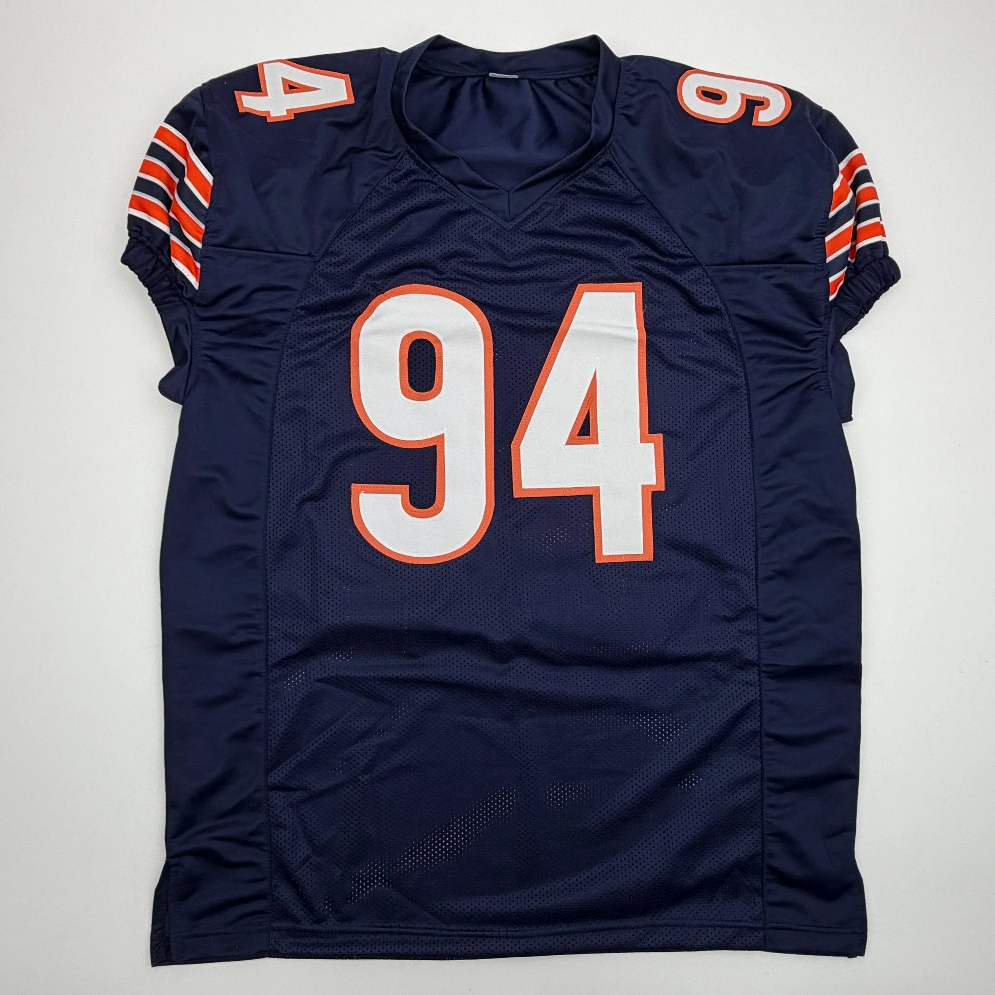 Autographed/Signed Austin Booker Chicago Blue Football Jersey JSA COA - Image 4
