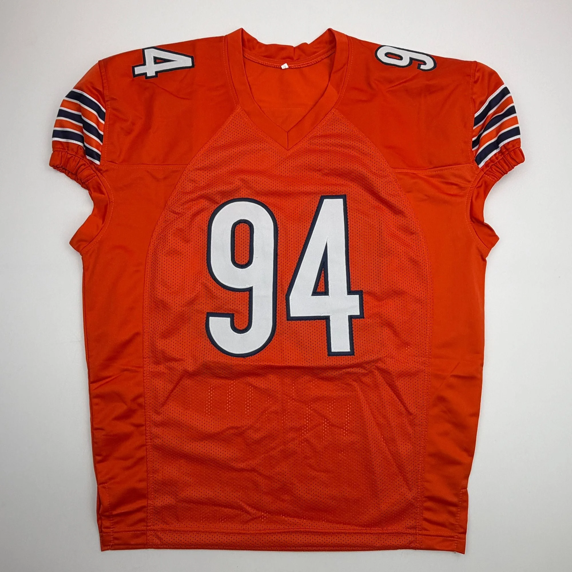 Autographed/Signed Austin Booker Chicago Orange Pro Cut Football Jersey JSA COA - Image 4