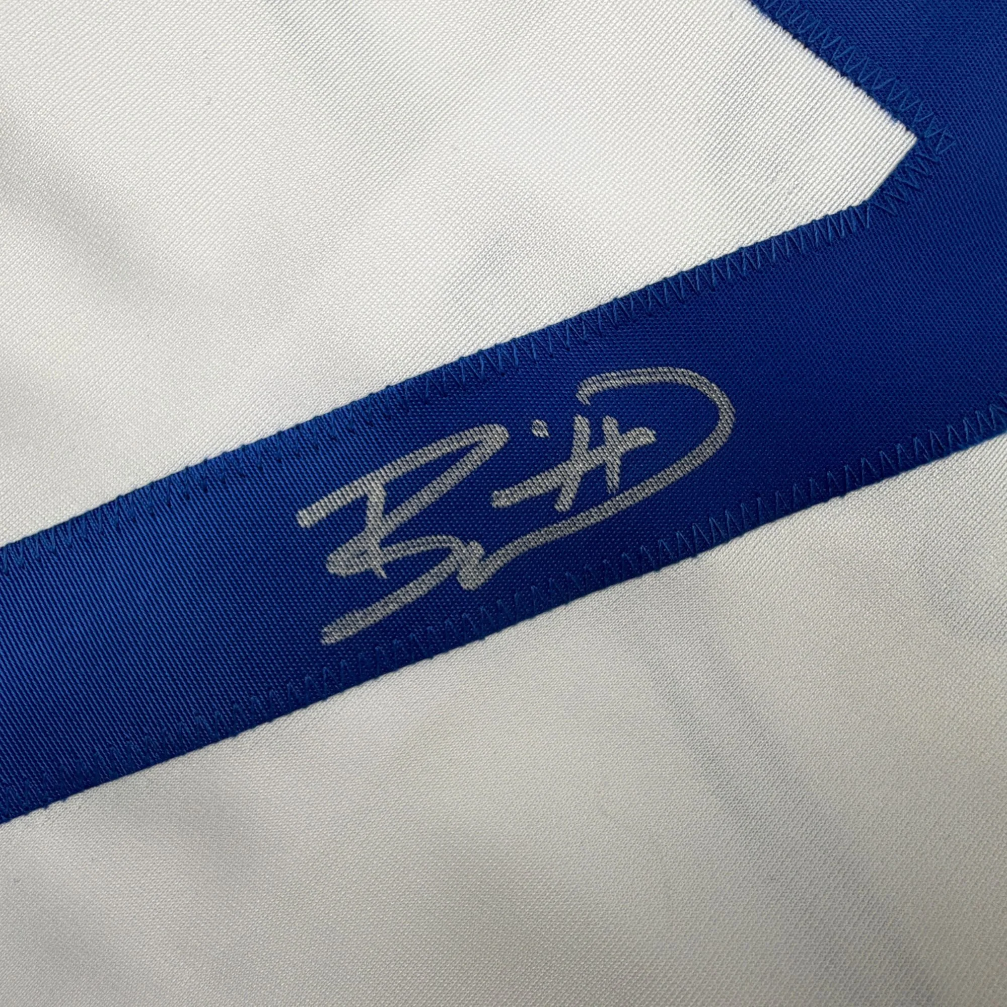 Autographed/Signed Bobby Witt Jr. Kansas City White Baseball Jersey Beckett BAS COA - Image 3