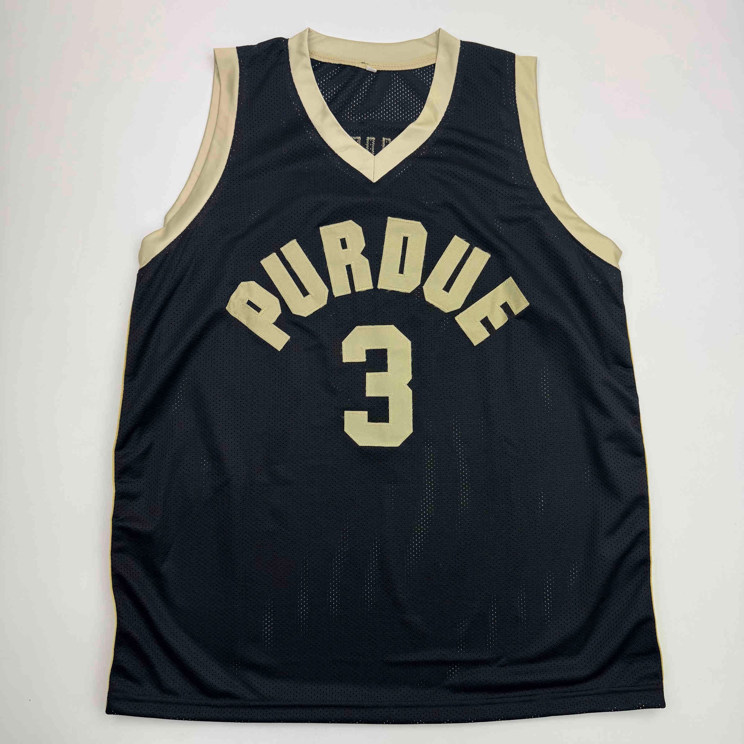 Autographed/Signed Braden Smith Purdue Black College Basketball Jersey JSA COA - Image 4