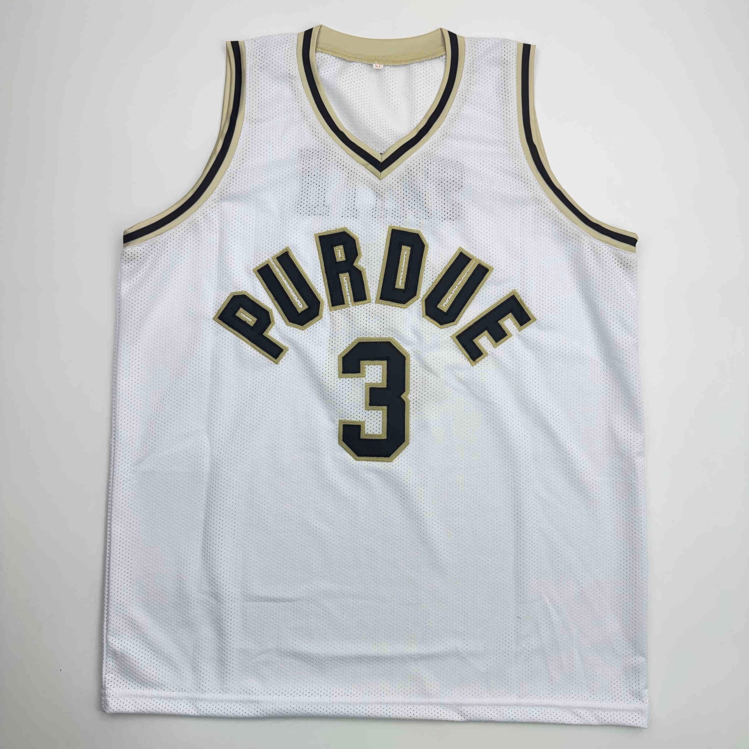 Autographed/Signed Braden Smith Purdue White College Basketball Jersey JSA COA - Image 4