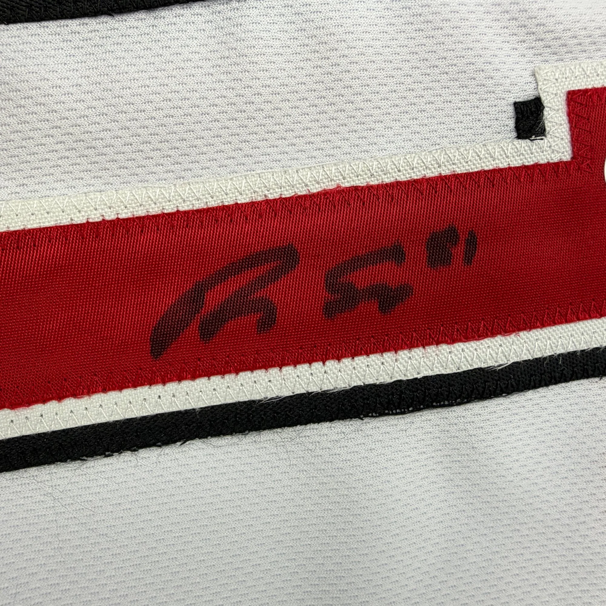 Autographed/Signed Brady Singer Cincinnati White Baseball Jersey Beckett BAS COA - Image 3