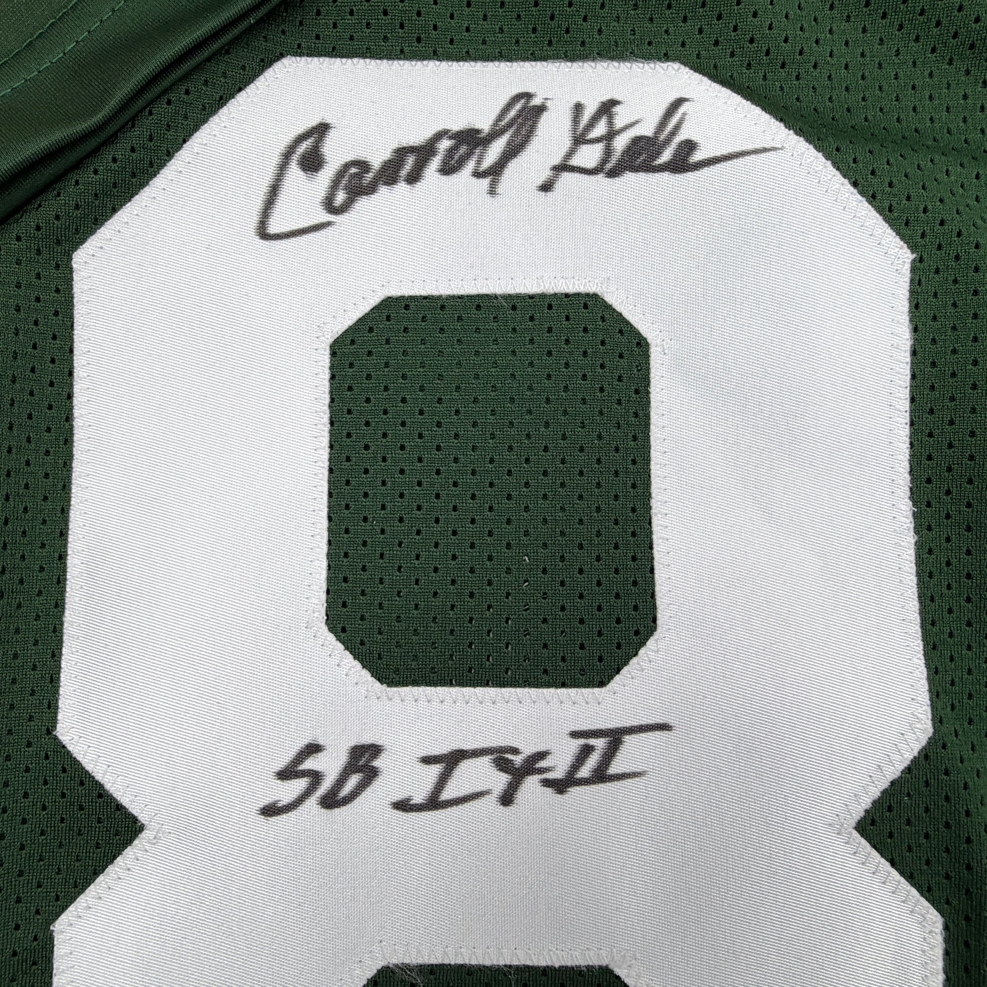 Autographed/Signed Carroll Dale Green Bay Green Football Jersey JSA COA - Image 3