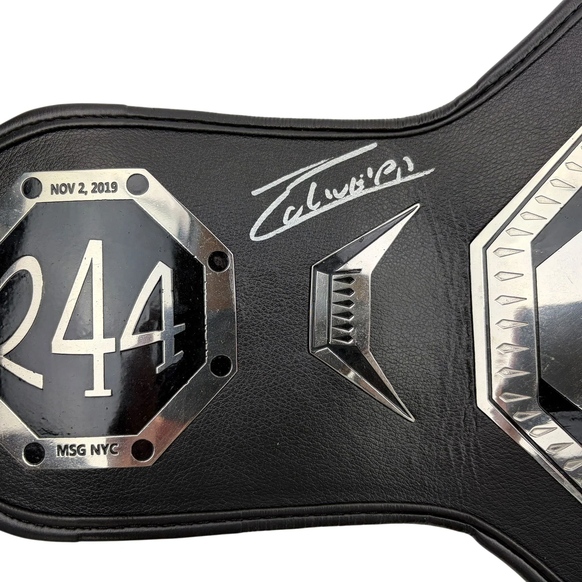 Autographed/Signed Charles Oliveira UFC MMA Ultimate Fighting Replica BMF Championship Belt PSA/DNA COA - Image 2