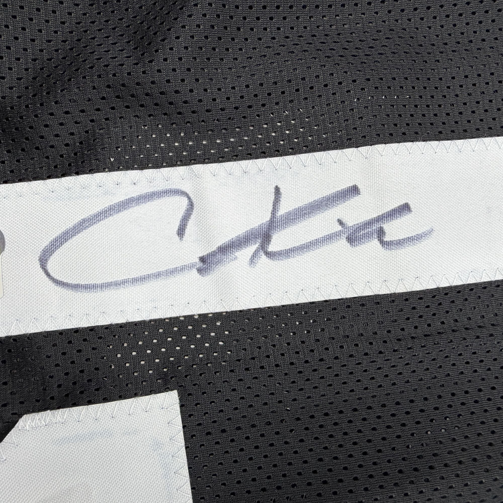 Autographed/Signed Christian Kirk Jacksonville Black Football Jersey Beckett BAS COA - Image 3
