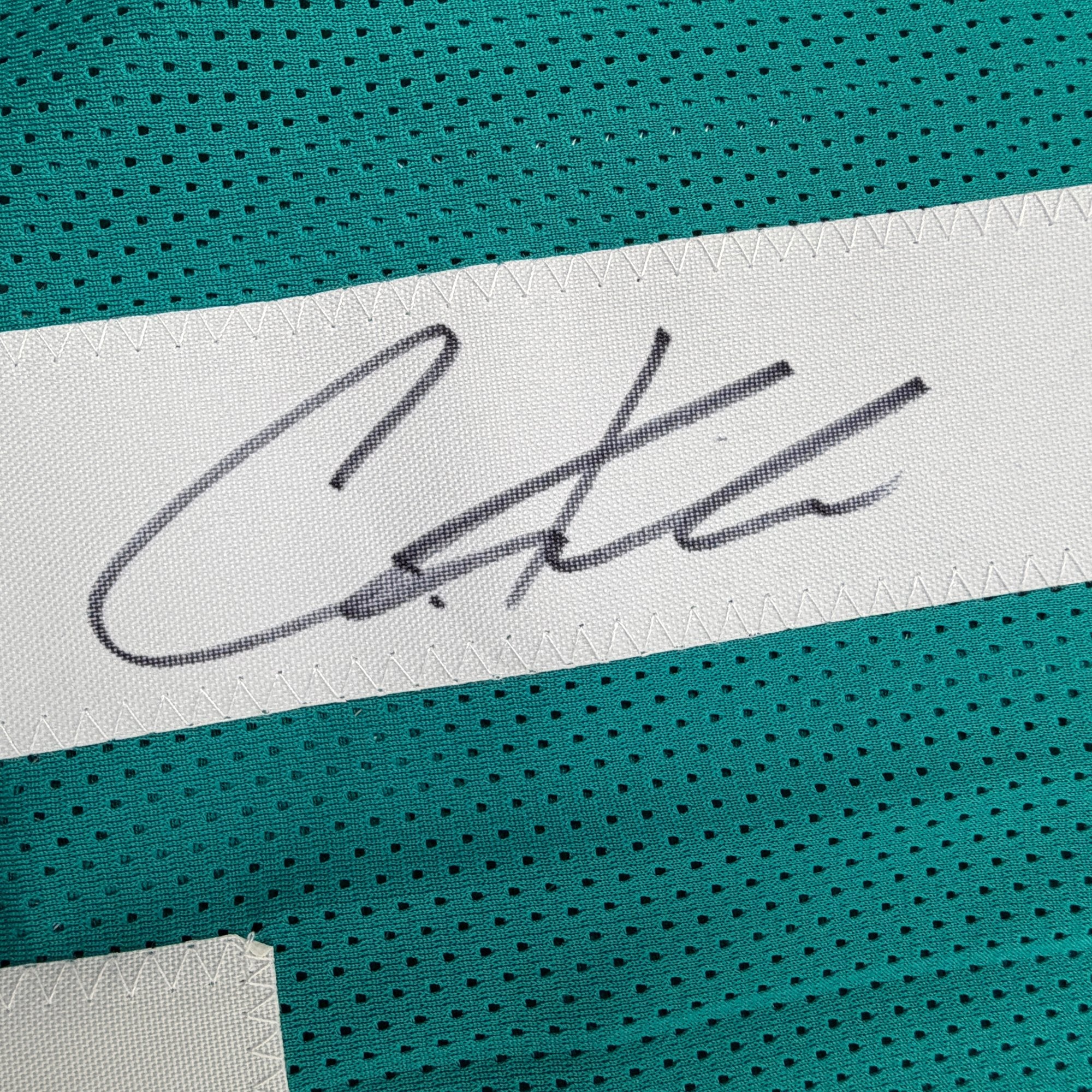 Autographed/Signed Christian Kirk Jacksonville Teal Football Jersey Beckett BAS COA - Image 3