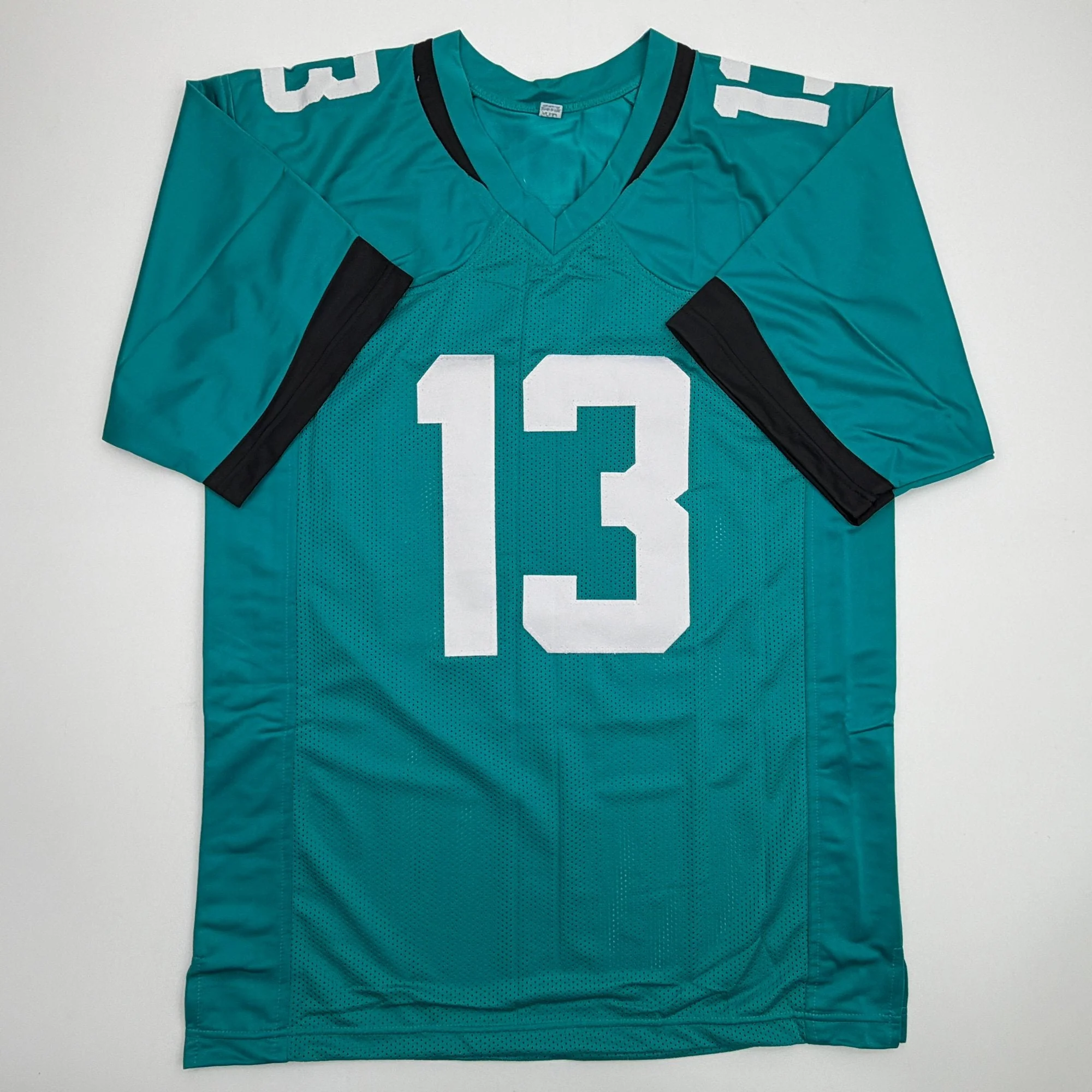 Autographed/Signed Christian Kirk Jacksonville Teal Football Jersey Beckett BAS COA - Image 4