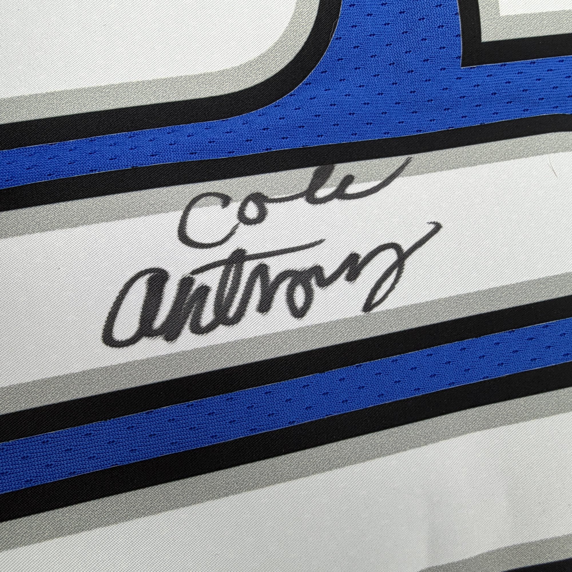Autographed/Signed Cole Anthony Orlando Magic Blue Authentic Basketball Jersey Fanatics COA - Image 3