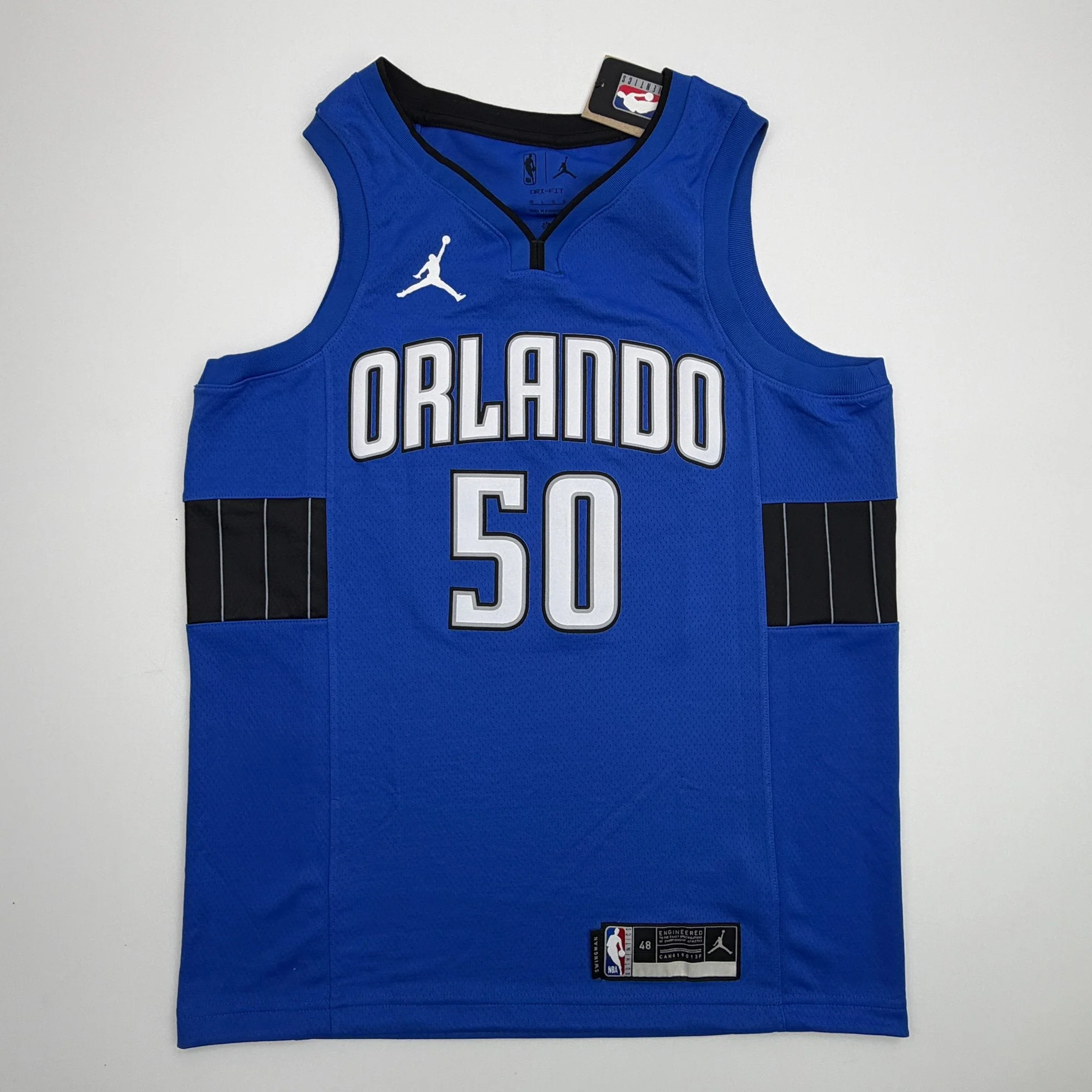 Autographed/Signed Cole Anthony Orlando Magic Blue Authentic Basketball Jersey Fanatics COA - Image 4