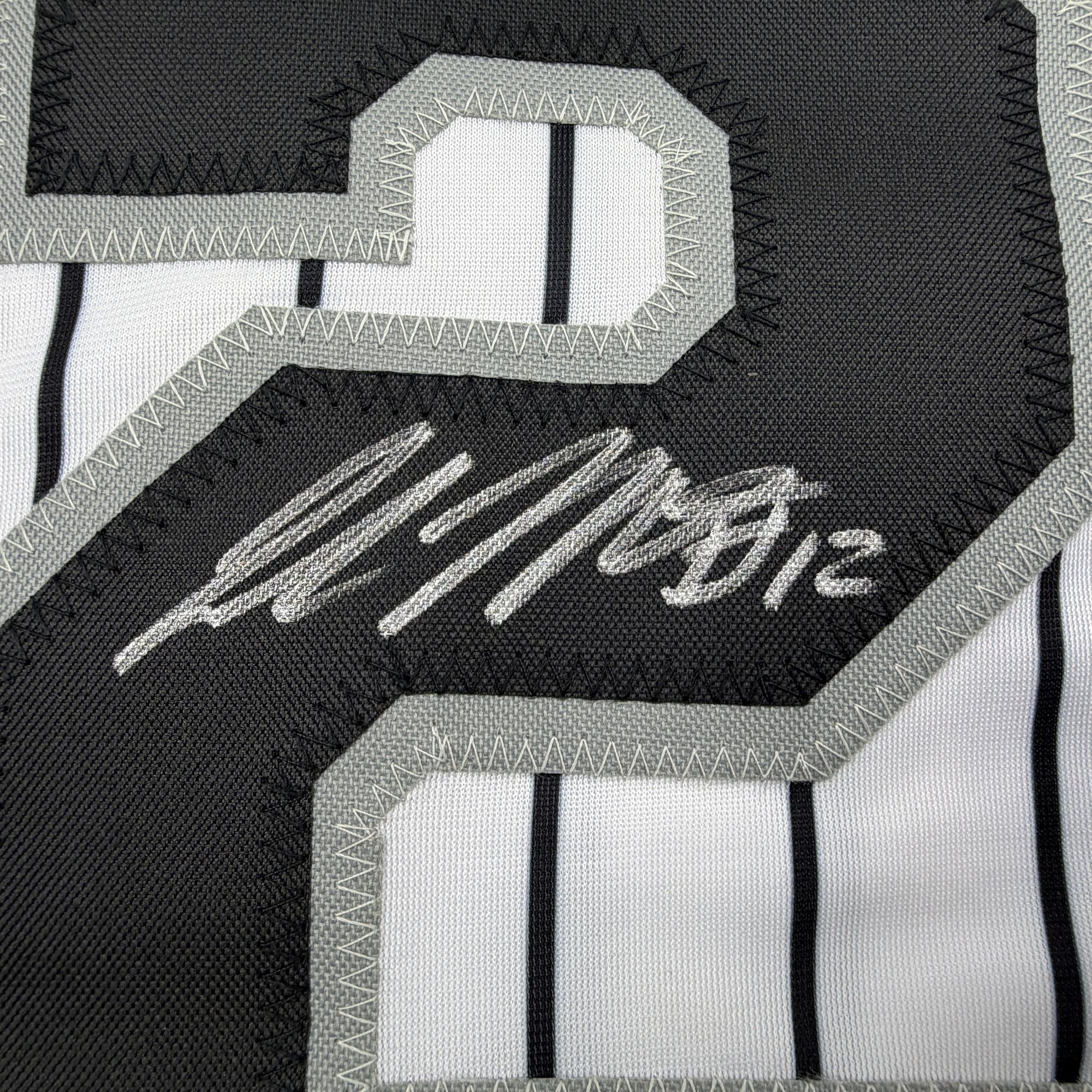 Autographed/Signed Colson Montgomery Chicago Pinstripe Baseball Jersey Beckett BAS COA - Image 3