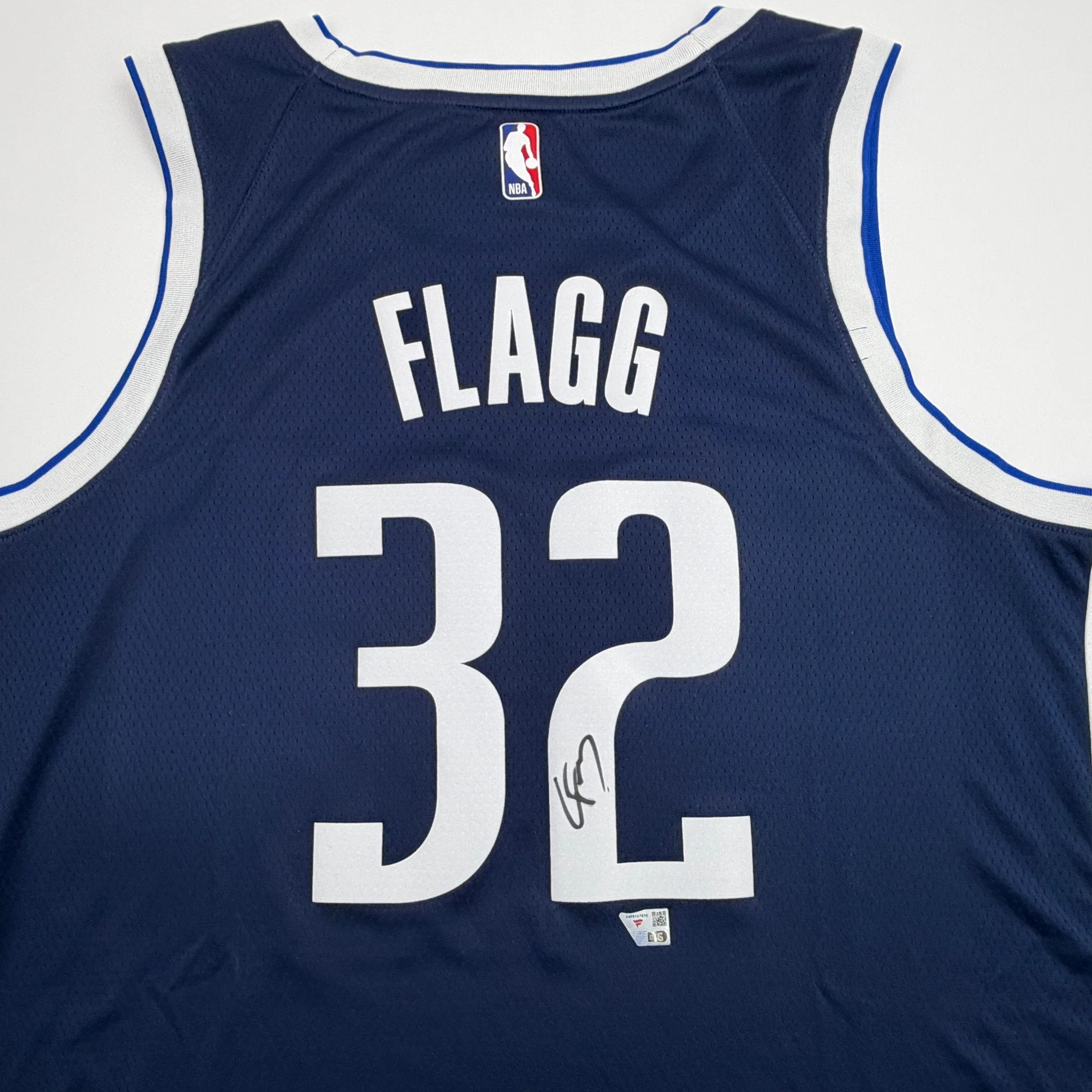 Autographed/Signed Cooper Flagg Dallas Mavericks Navy Blue Authentic Basketball Jersey Fanatics COA - Image 2