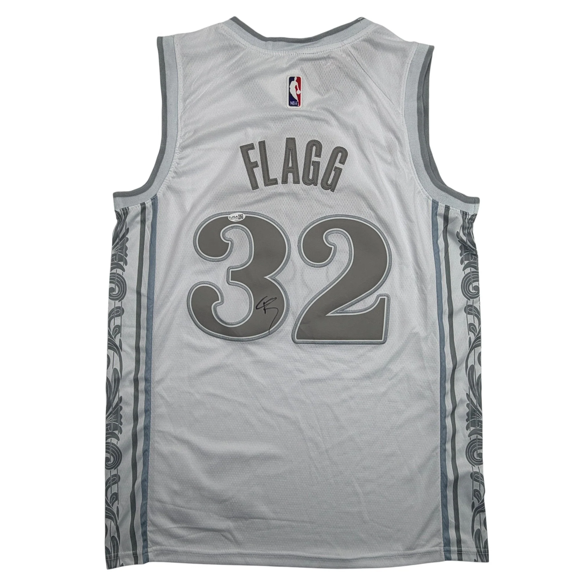 Autographed/Signed Cooper Flagg Dallas Mavericks White City Edition Authentic Basketball Jersey PSA/DNA COA