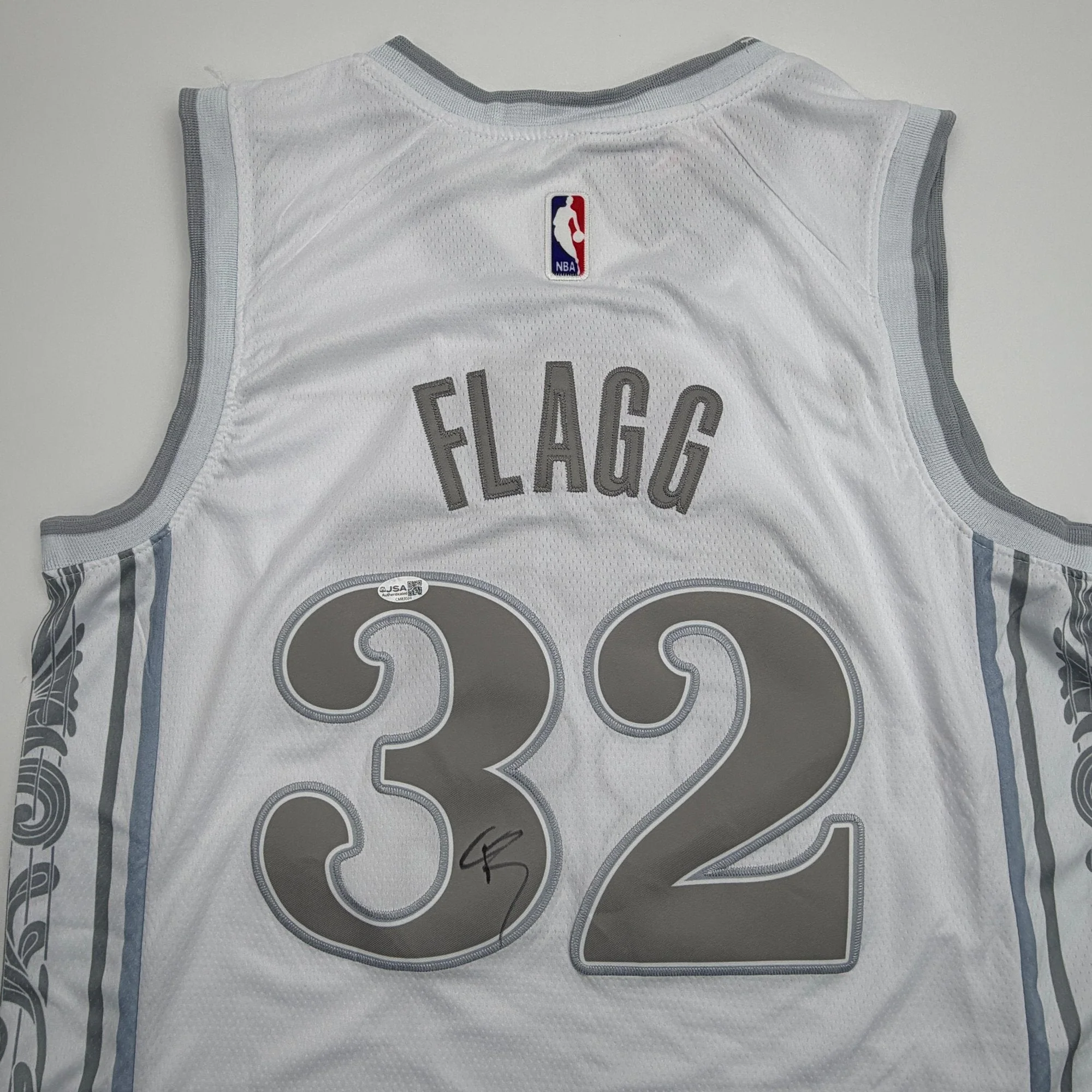 Autographed/Signed Cooper Flagg Dallas Mavericks White City Edition Authentic Basketball Jersey PSA/DNA COA - Image 2