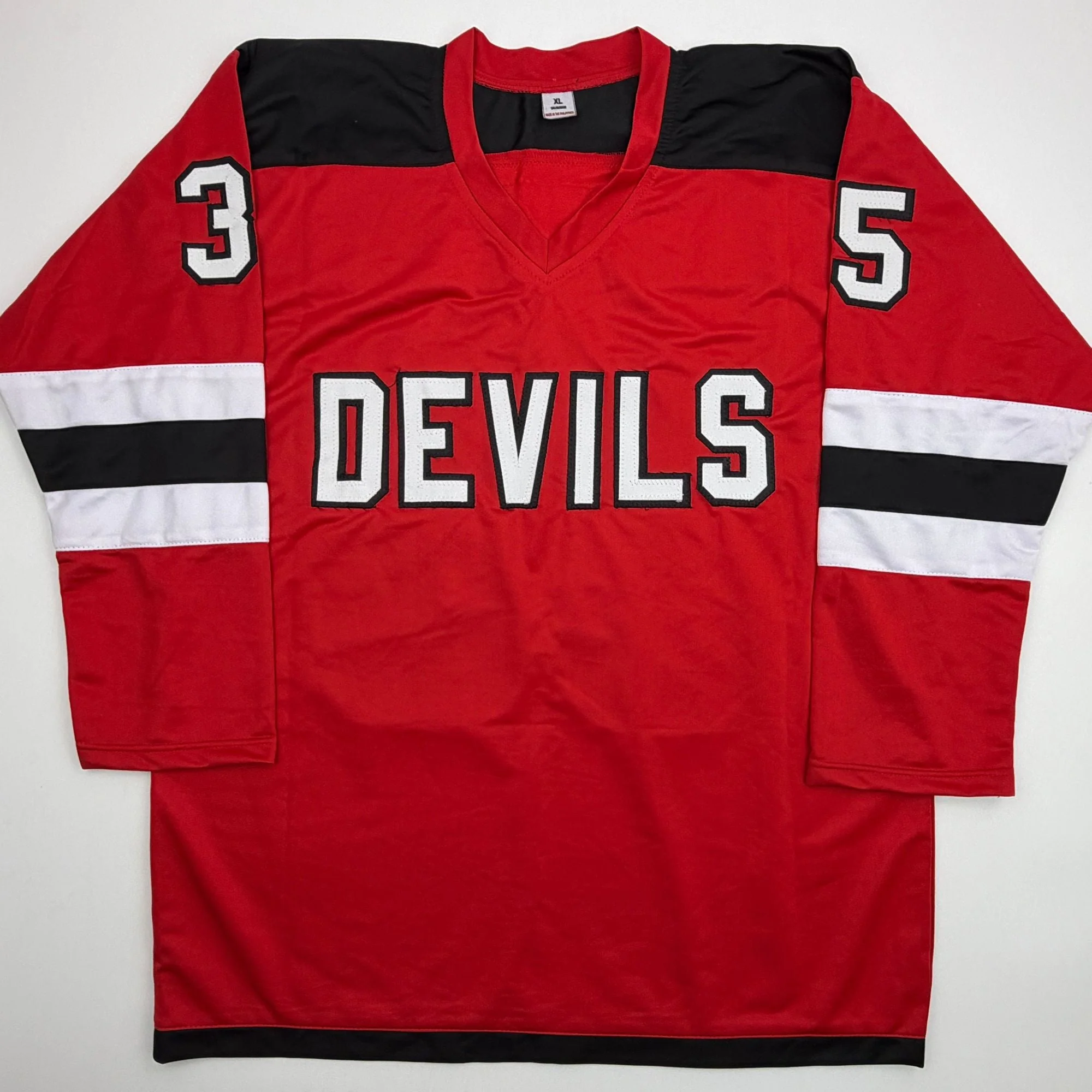 Autographed/Signed Cory Schneider New Jersey NJ Red Hockey Jersey JSA COA - Image 4
