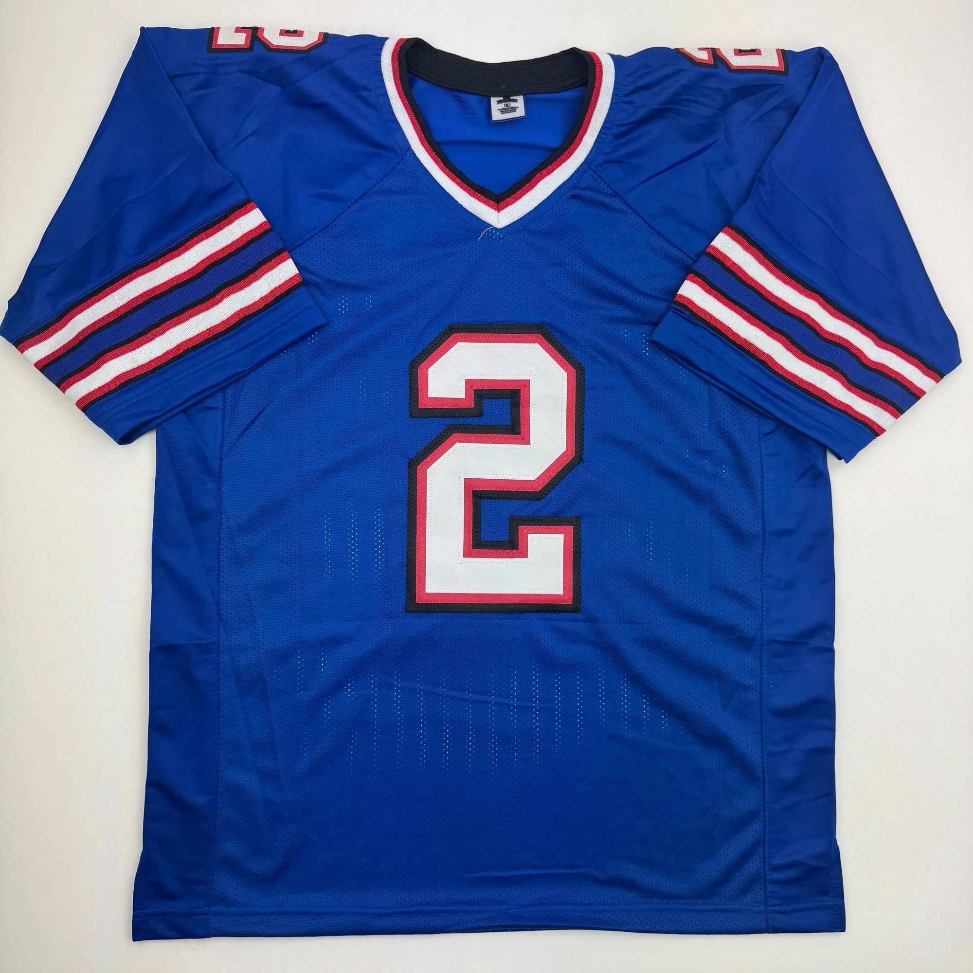 Autographed/Signed D.J. DJ Moore Buffalo Blue Football Jersey PSA/DNA COA - Image 4