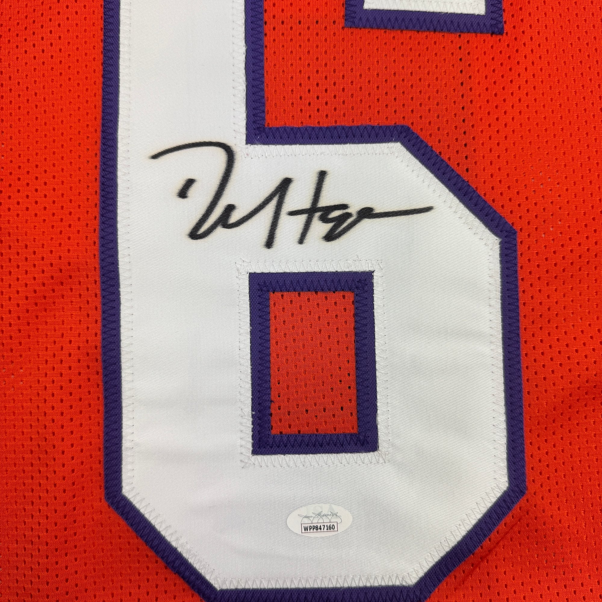 Autographed/Signed DeAndre Hopkins Clemson Orange College Football Jersey JSA COA - Image 3