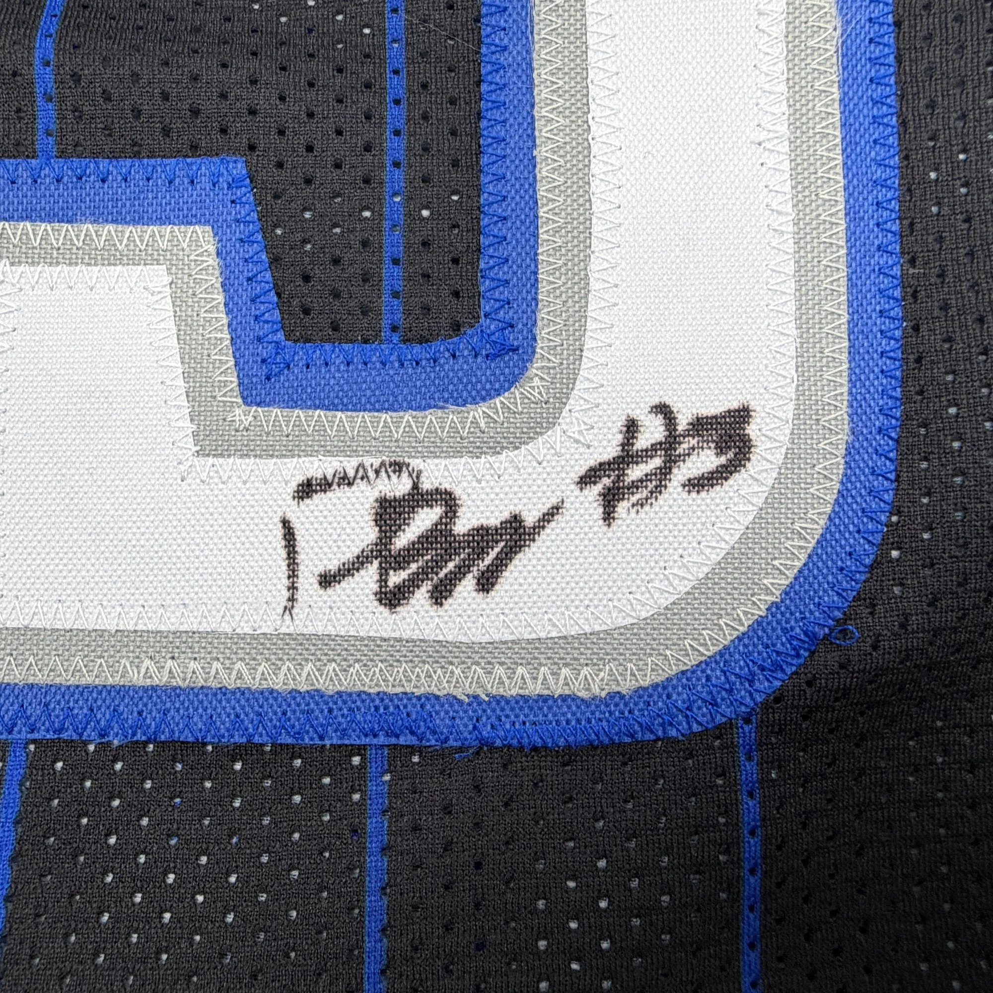Autographed/Signed Desmond Bane Orlando Black Pinstripe Basketball Jersey Beckett BAS COA - Image 3