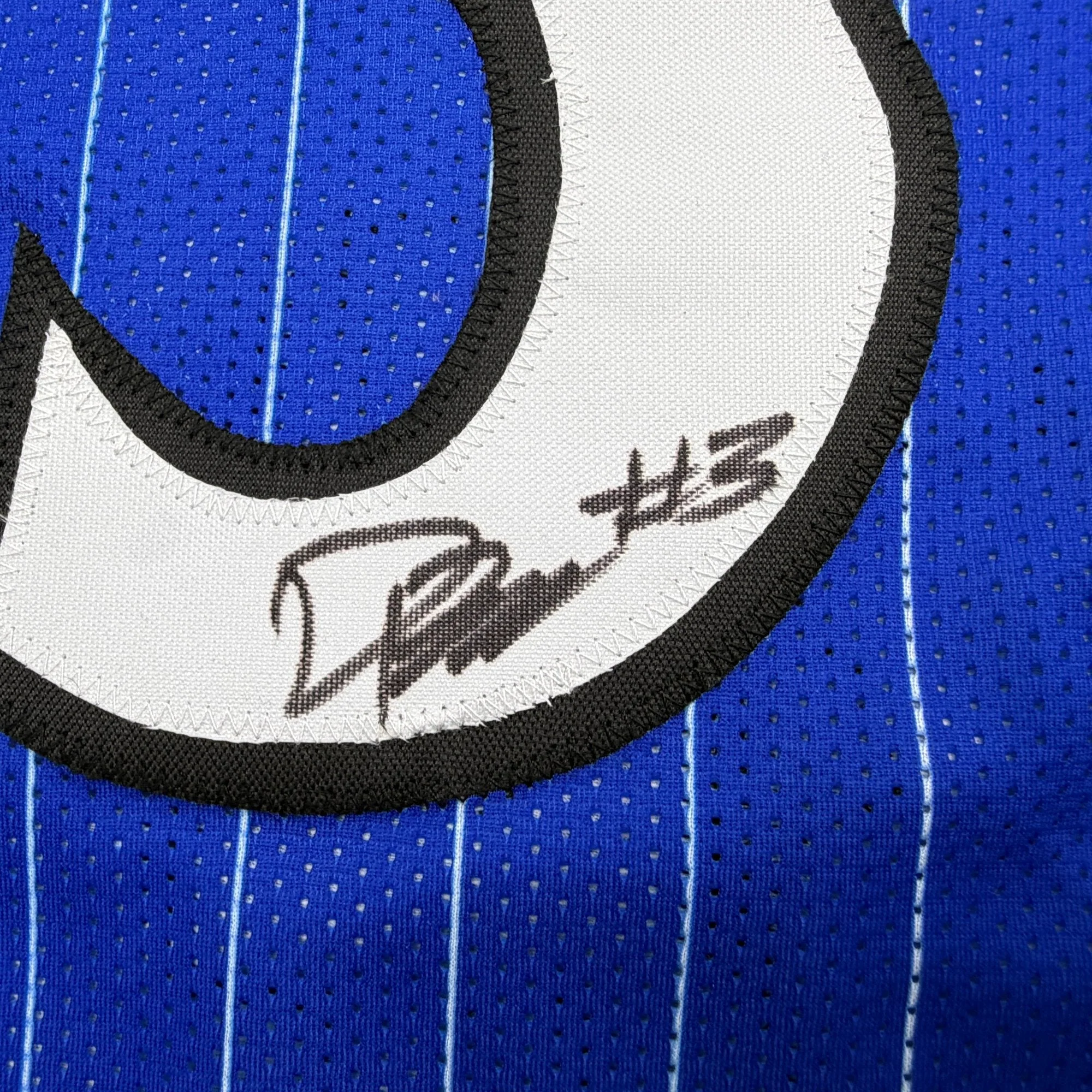 Autographed/Signed Desmond Bane Orlando Blue Pinstripe Basketball Jersey Beckett BAS COA - Image 3