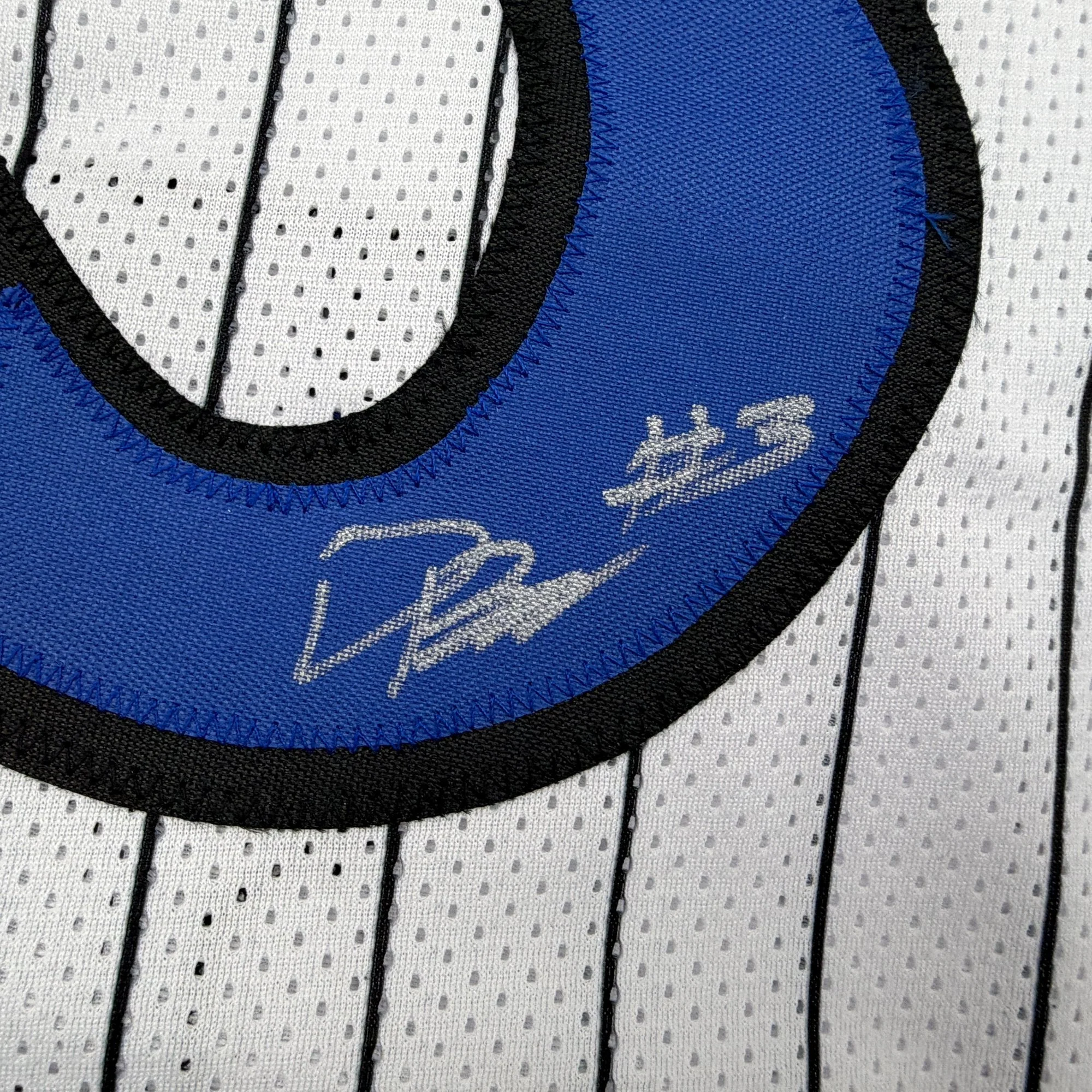 Autographed/Signed Desmond Bane Orlando White Pinstripe Basketball Jersey Beckett BAS COA - Image 3