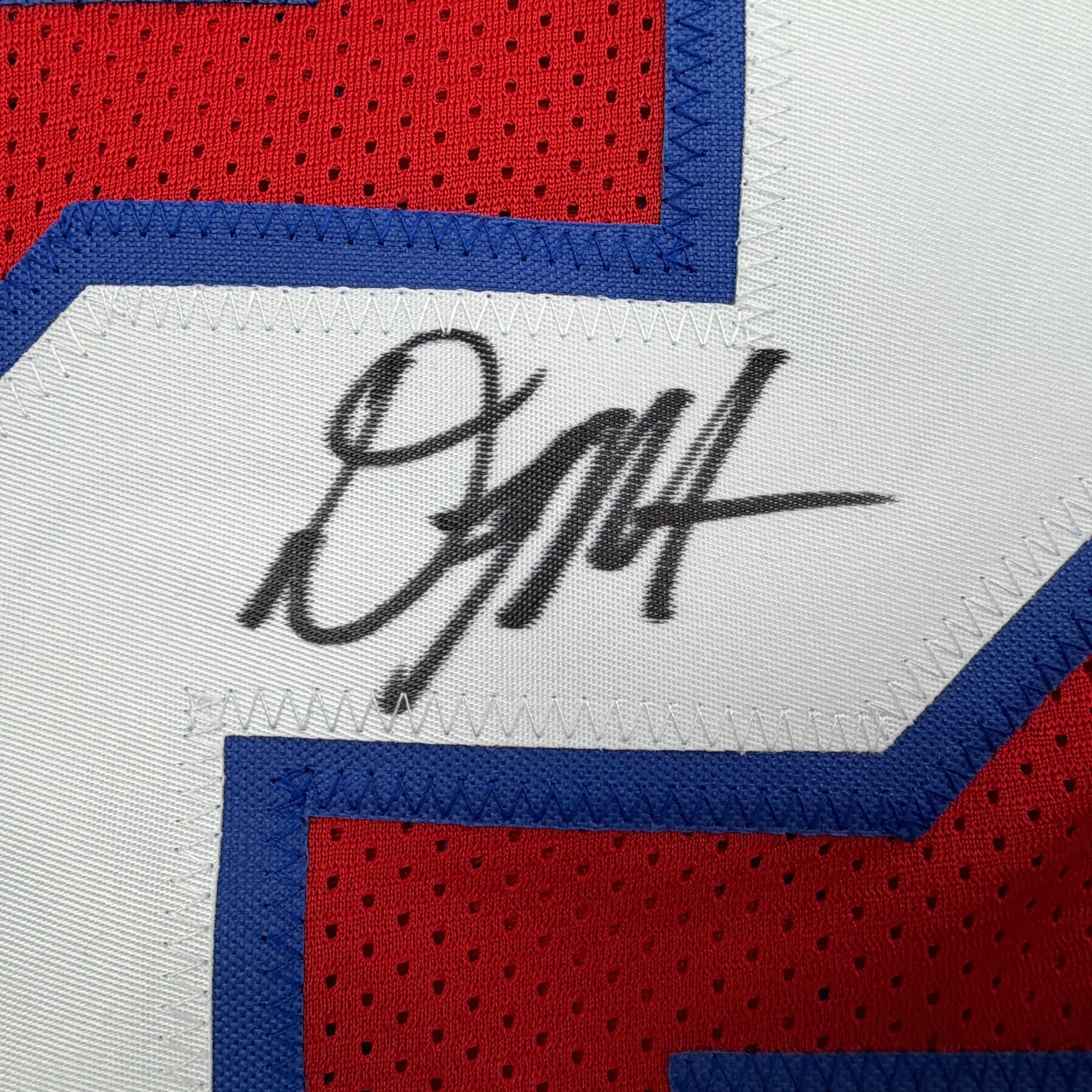 Autographed/Signed DJ D.J. Moore Buffalo Red Football Jersey PSA/DNA COA - Image 3