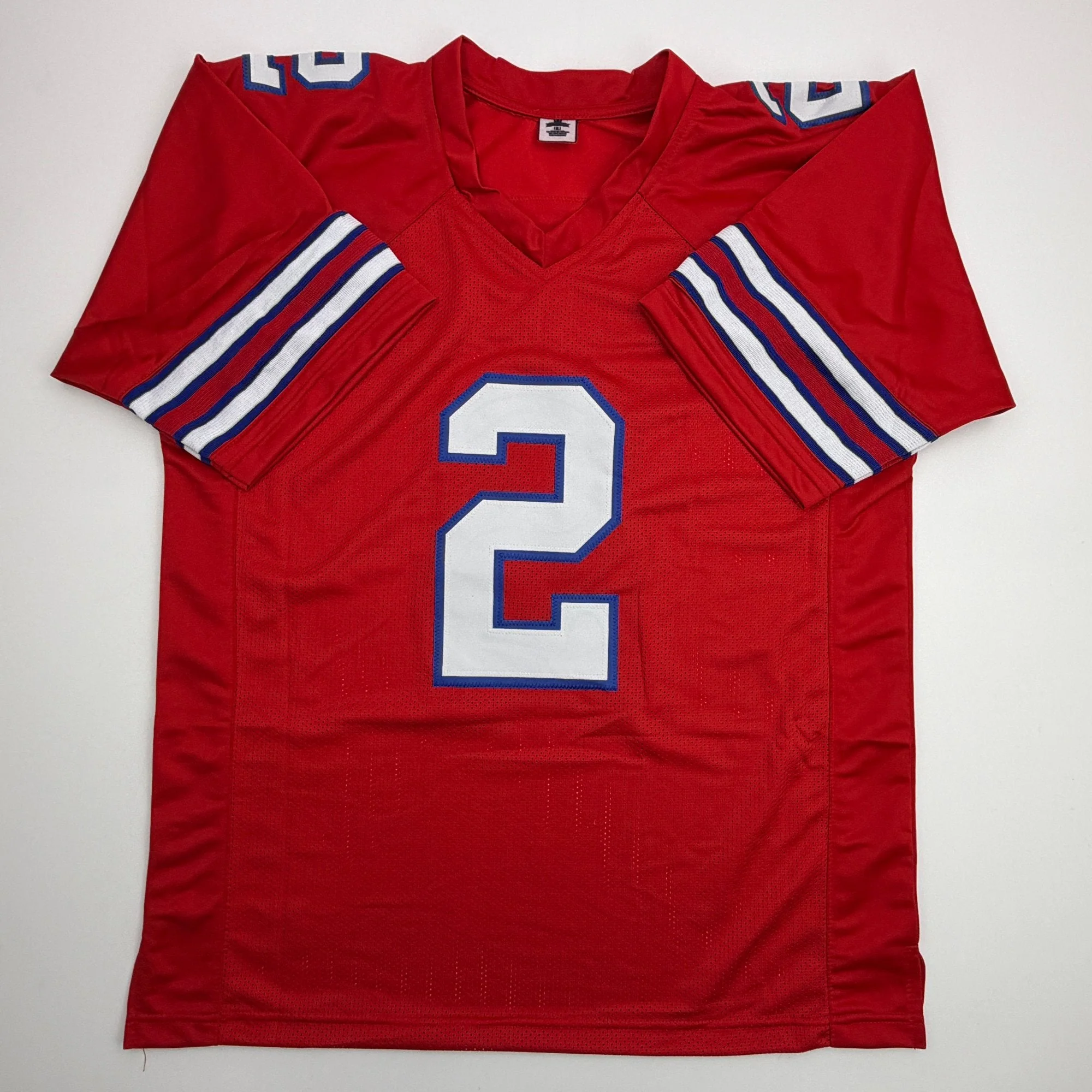 Autographed/Signed DJ D.J. Moore Buffalo Red Football Jersey PSA/DNA COA - Image 4