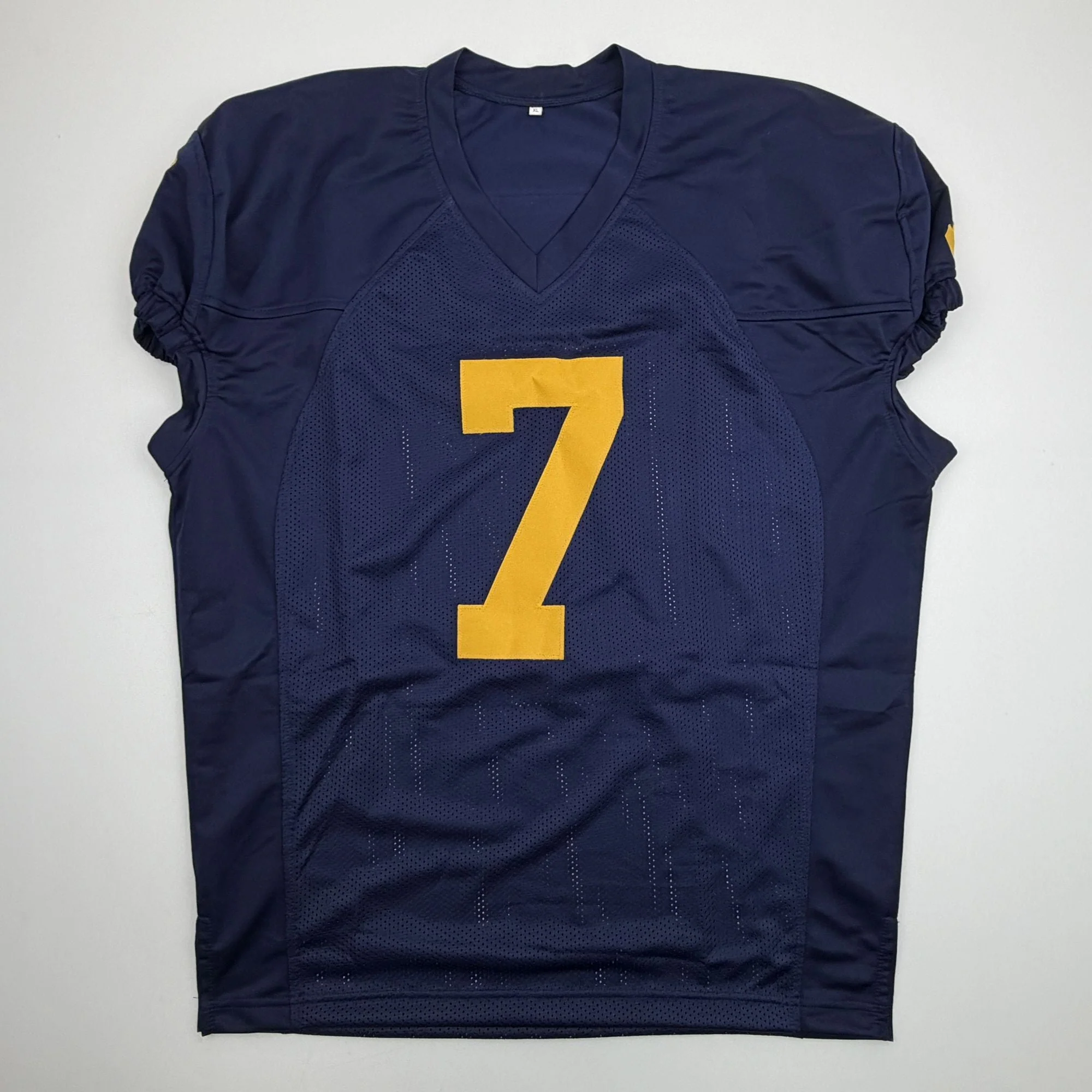 Autographed/Signed Donovan Edwards Michigan Blue College Football Jersey JSA COA - Image 4
