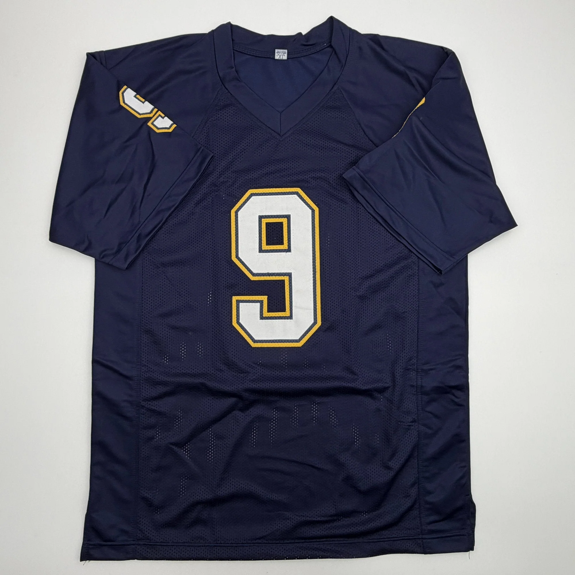 Autographed/Signed Drew Brees Los Angeles San Diego Navy Blue Football Jersey Beckett BAS COA - Image 4