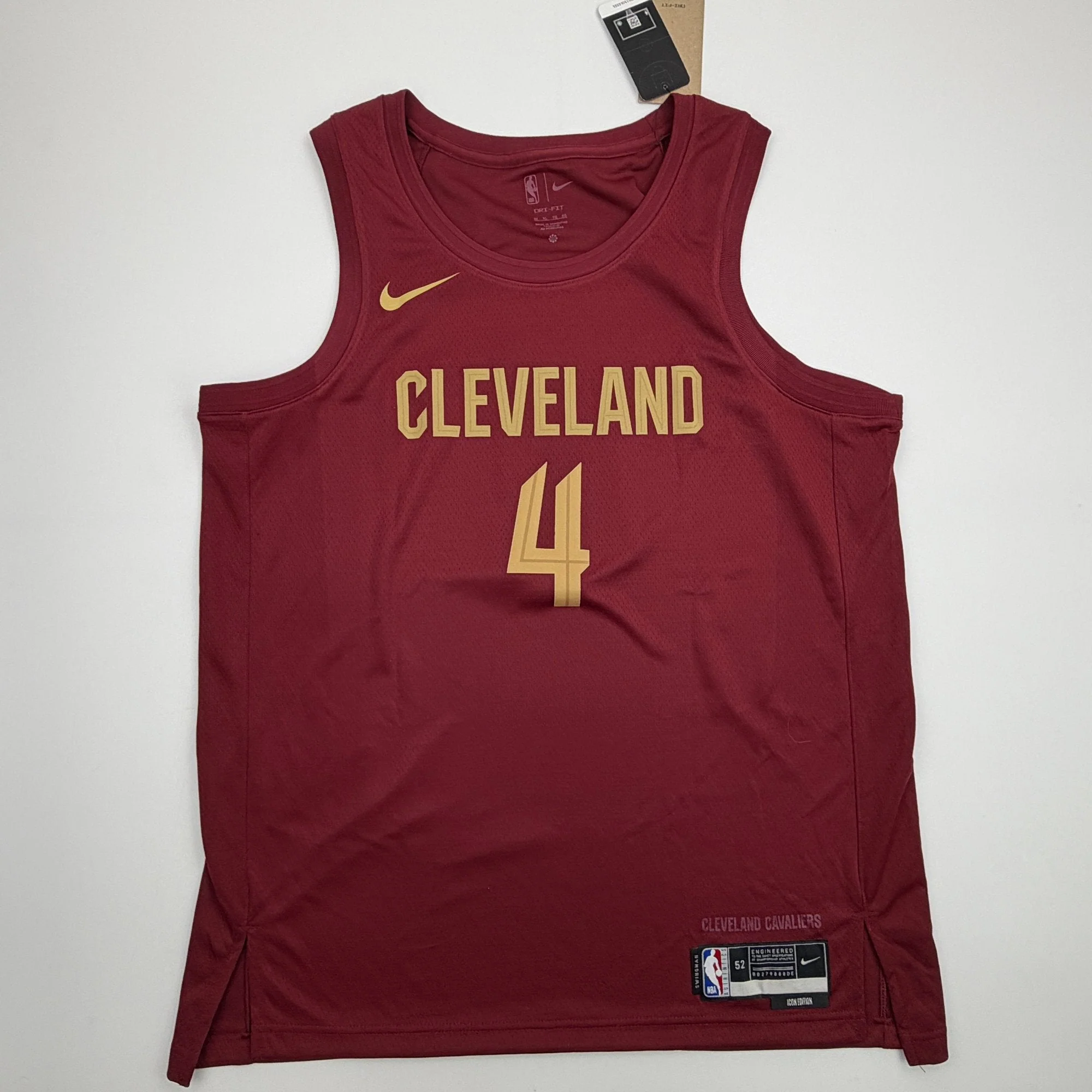 Autographed/Signed Evan Mobley Cleveland Cavaliers Maroon Authentic Basketball Jersey Fanatics COA - Image 4