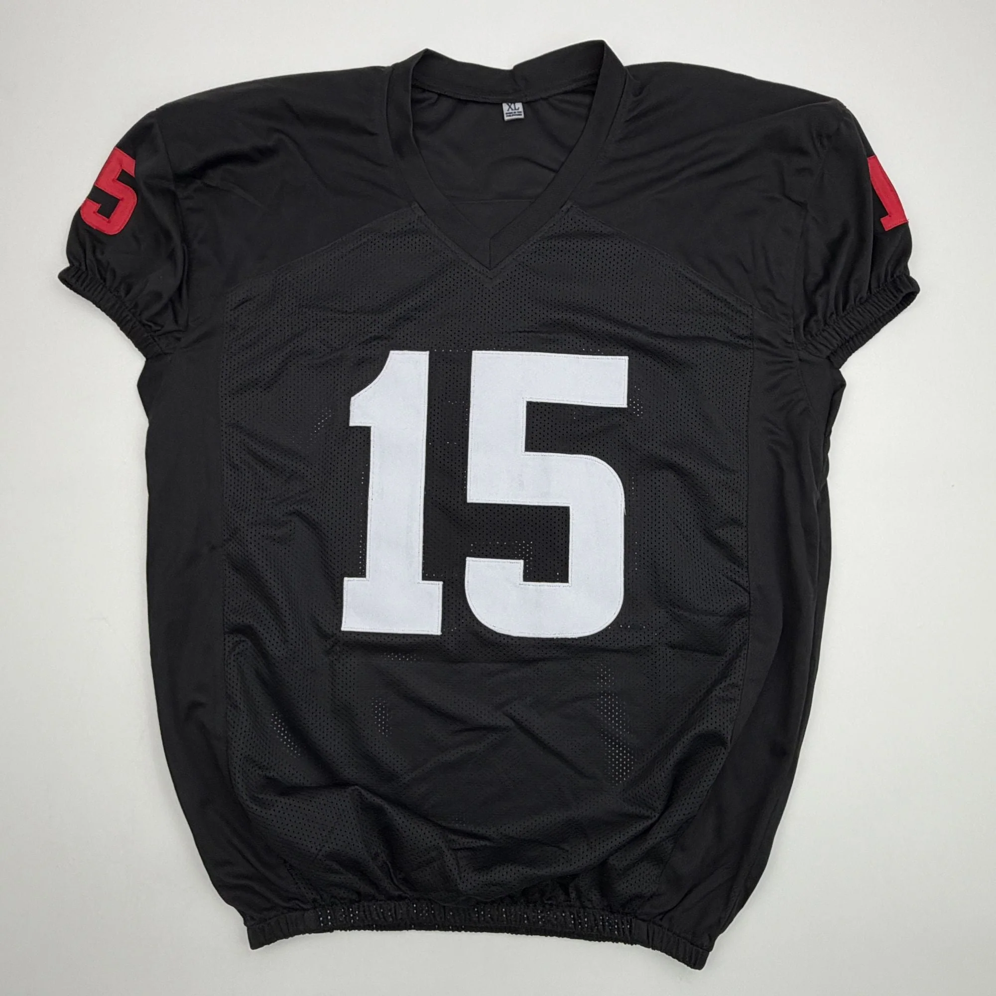 Autographed/Signed Fernando Mendoza Indiana Black College Football Jersey Beckett BAS COA - Image 4