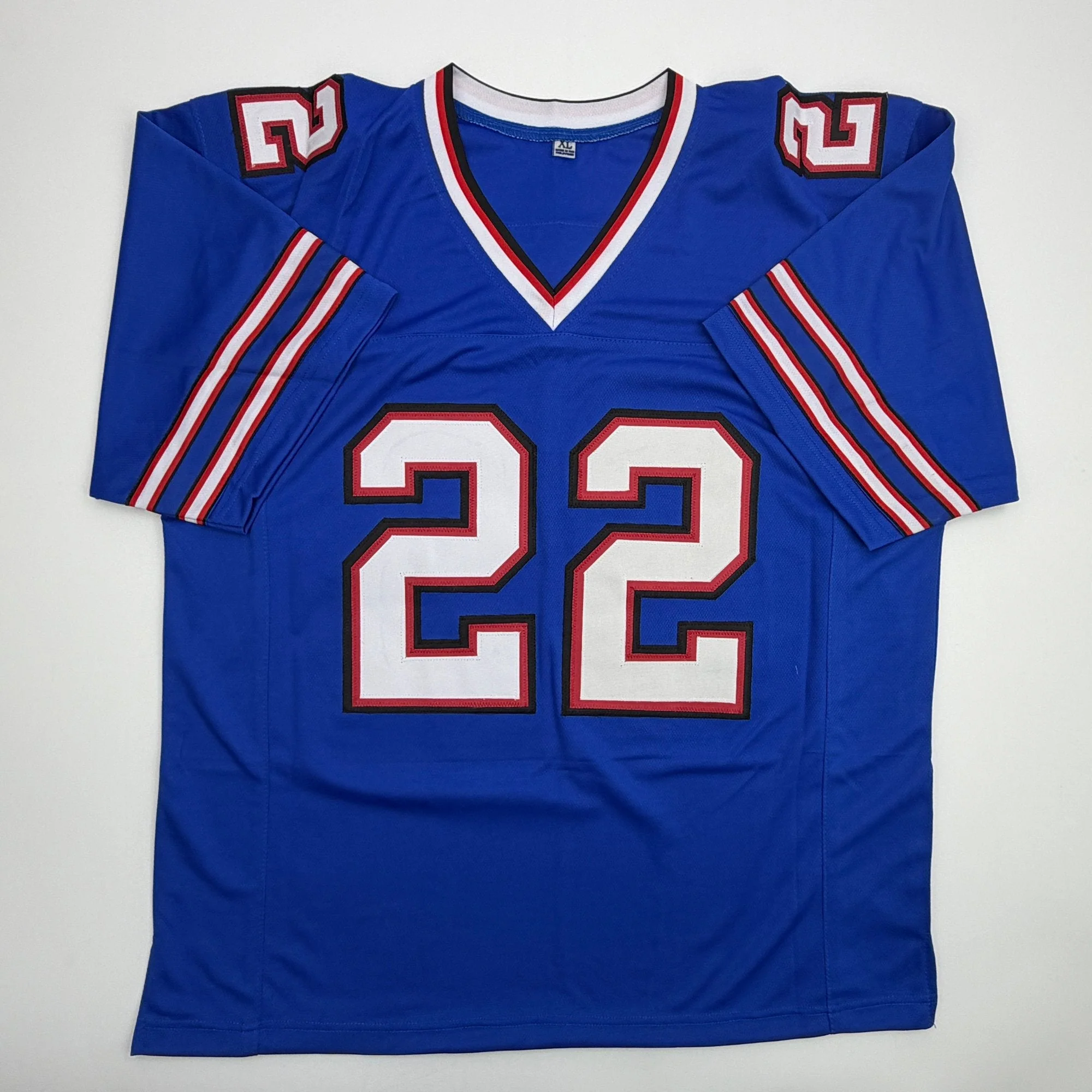 Autographed/Signed Fred Jackson Buffalo Blue Football Jersey JSA COA - Image 4