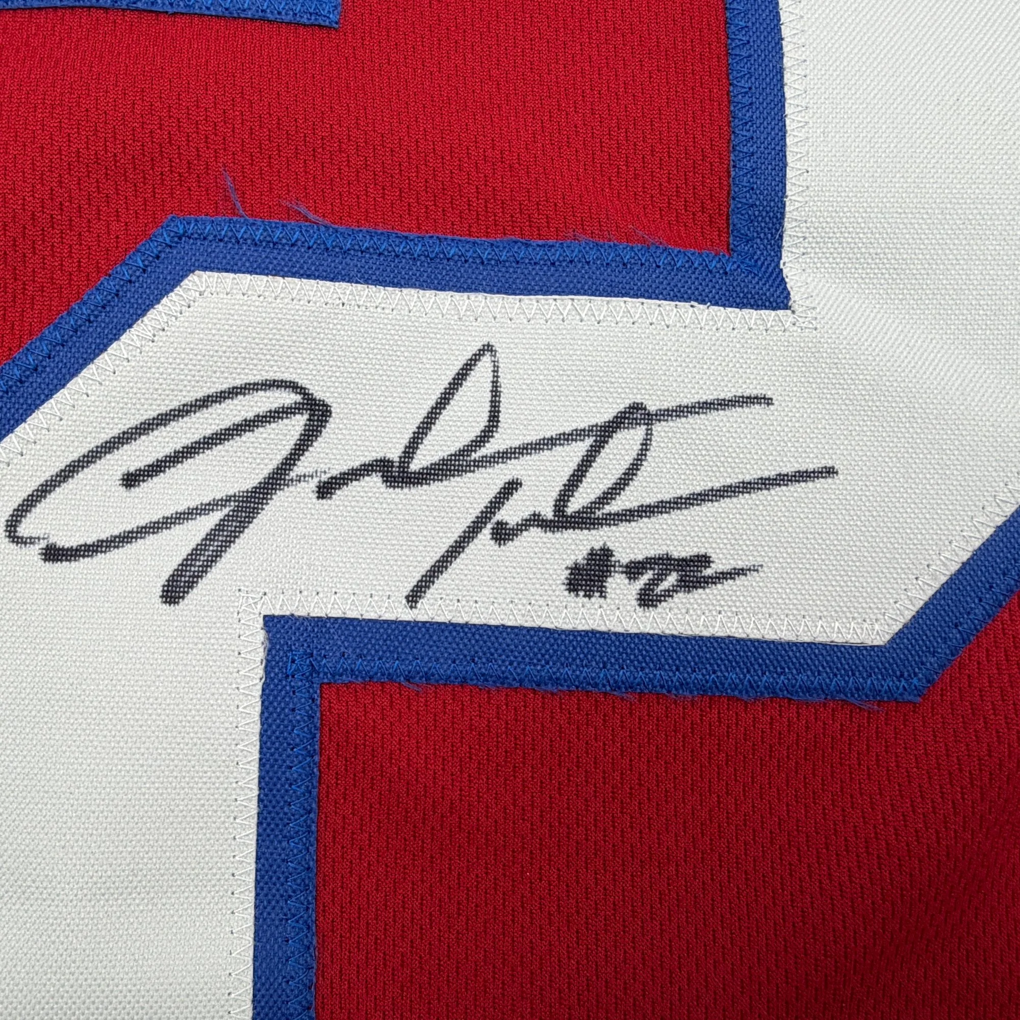 Autographed/Signed Fred Jackson Buffalo Red Football Jersey JSA COA - Image 3
