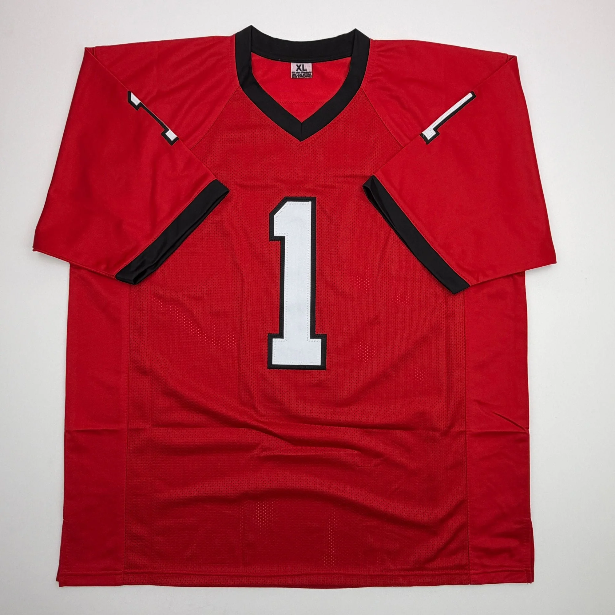 Autographed/Signed George Pickens Georgia Red College Football Jersey JSA COA - Image 4