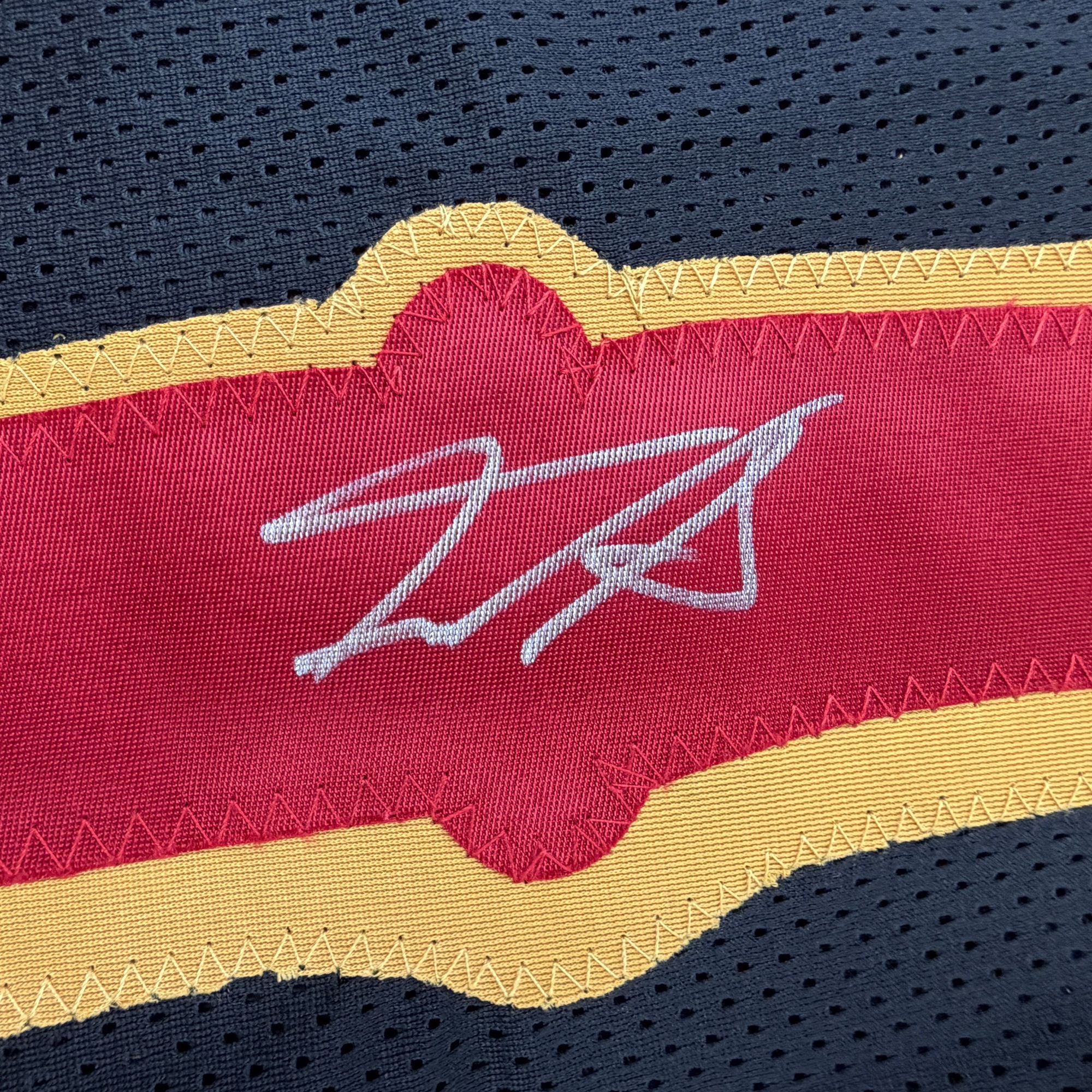 Autographed/Signed Isaac Guerendo San Francisco Black Rivalries Collection Football Jersey Beckett BAS COA - Image 3
