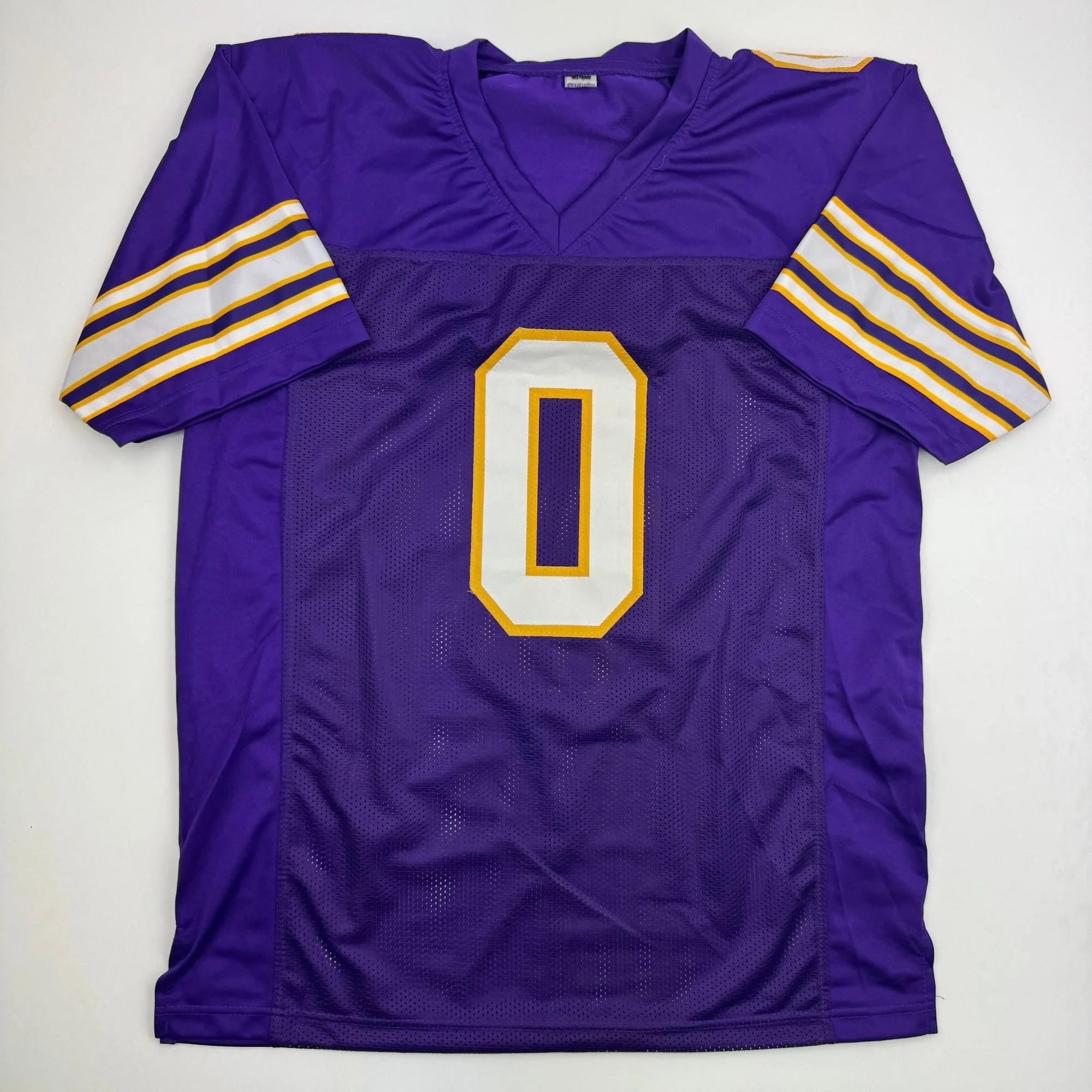 Autographed/Signed Ivan Pace Jr. Minnesota Purple Retro Football Jersey Beckett BAS COA - Image 4