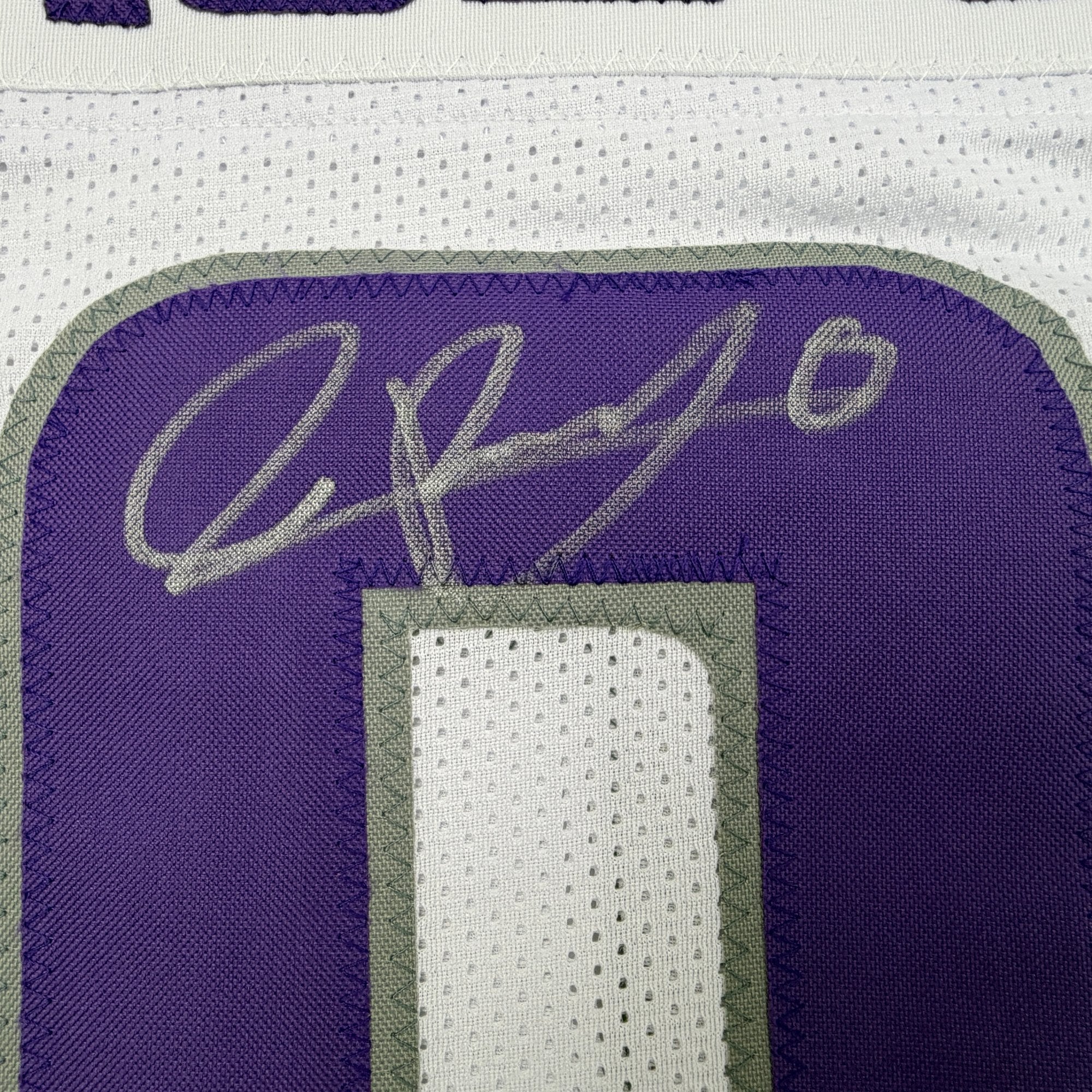 Autographed/Signed Ivan Pace Jr. Minnesota White Out Alternate Football Jersey Beckett BAS COA - Image 3