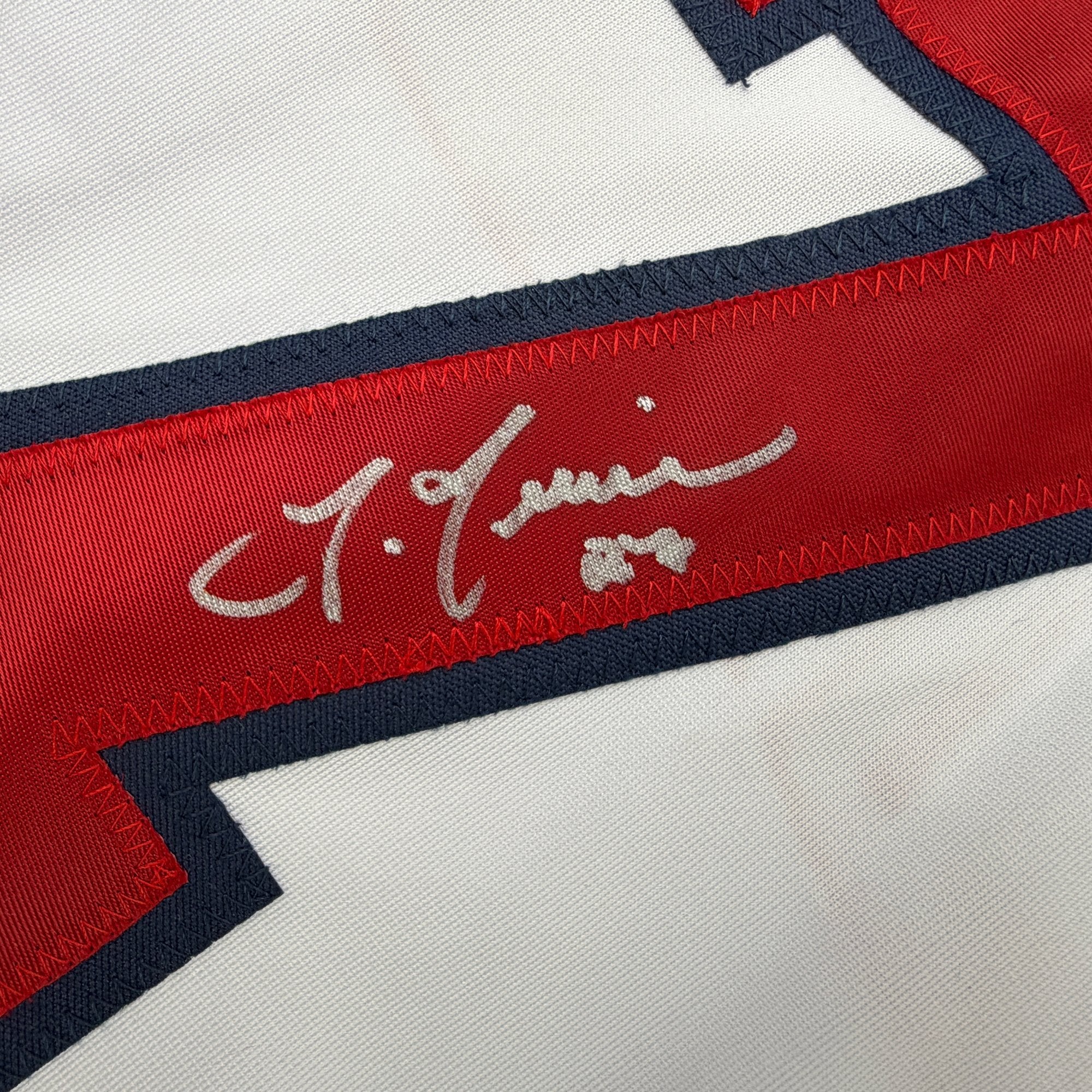 Autographed/Signed Jake Irvin Washington White Baseball Jersey JSA COA - Image 3