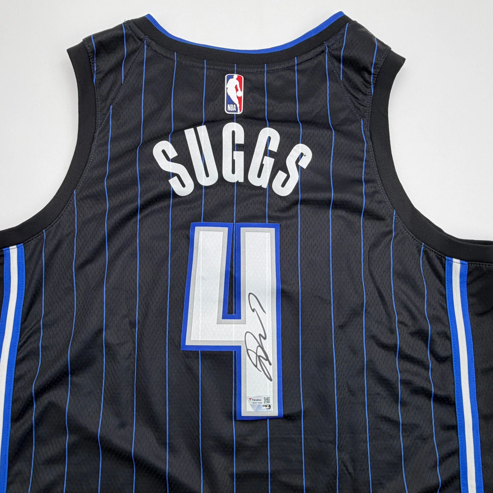 Autographed/Signed Jalen Suggs Orlando Magic Black Authentic Basketball Jersey Fanatics COA - Image 2