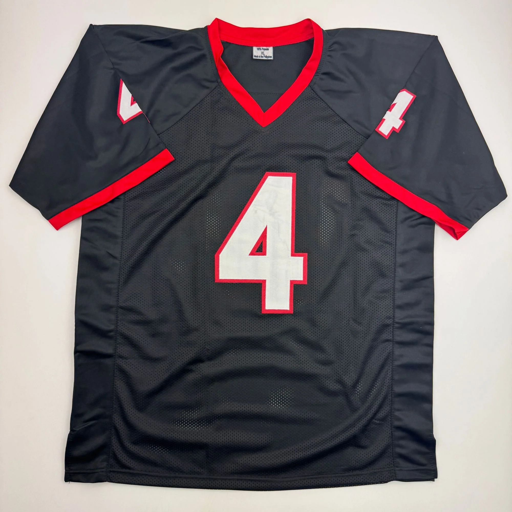 Autographed/Signed James Cook Georgia Black College Football Jersey Beckett BAS COA - Image 4