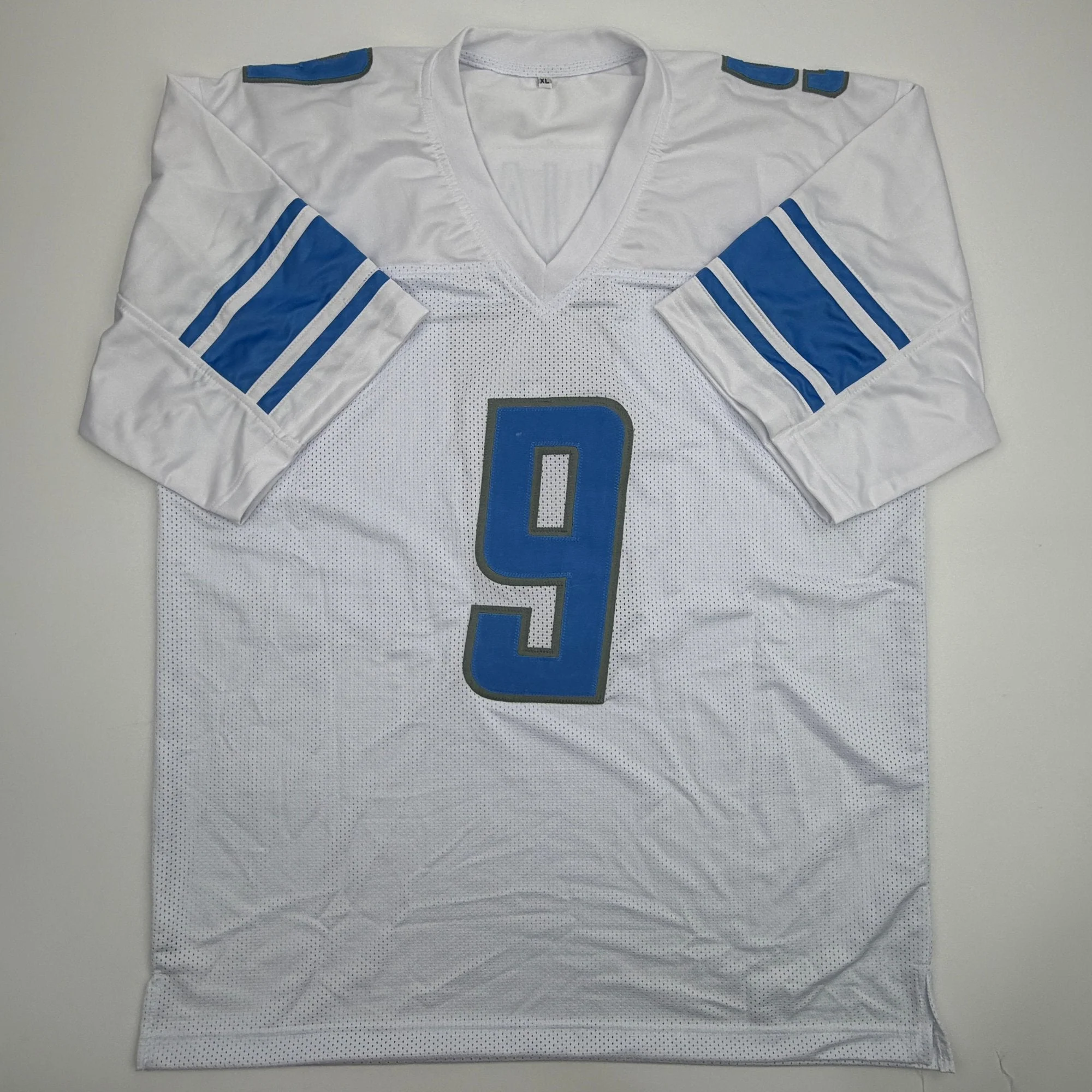 Autographed/Signed Jameson Williams Detroit White Football Jersey JSA COA - Image 4