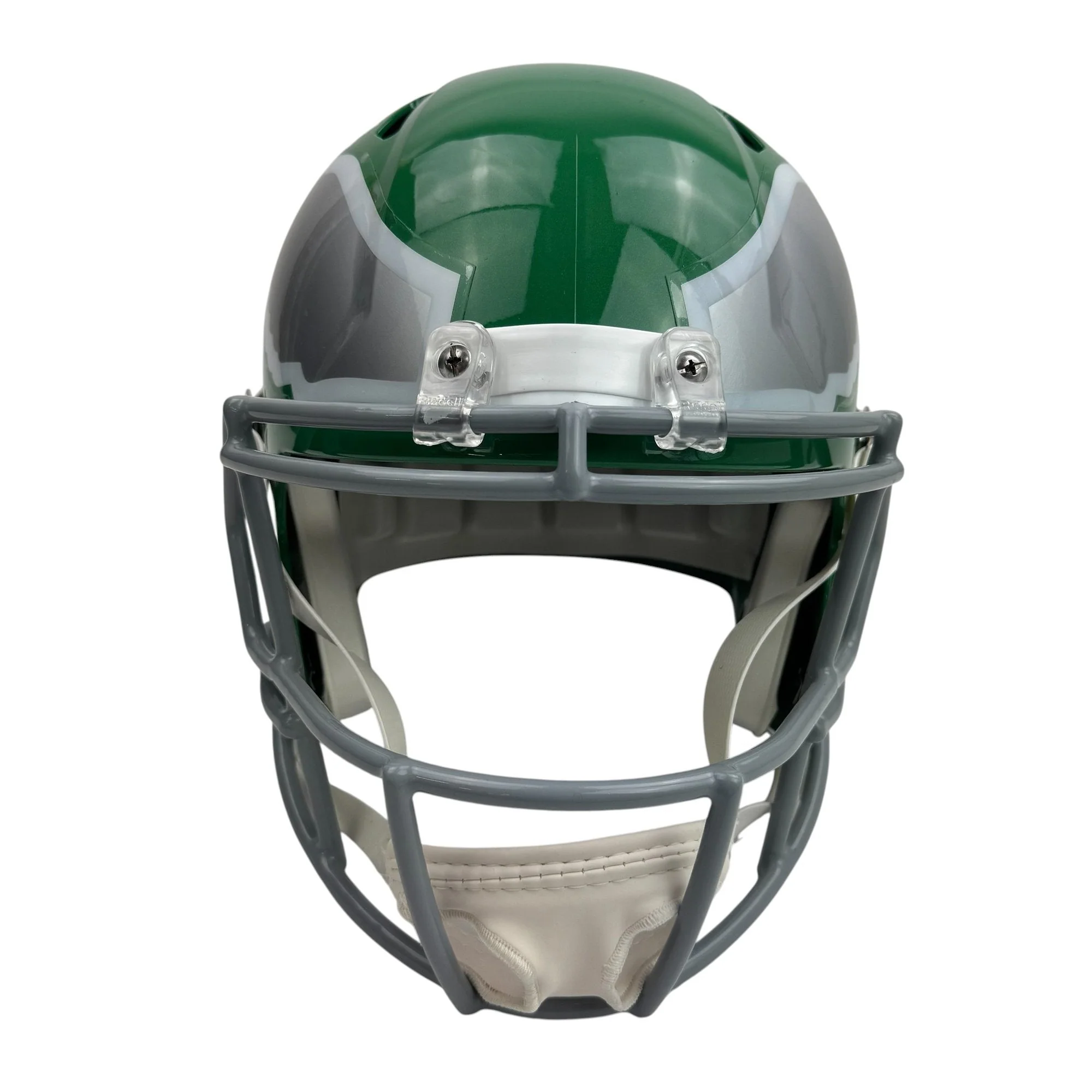 Autographed/Signed Jason Kelce Philadelphia Eagles Kelly Green Full Size Replica Football Helmet PSA/DNA COA - Image 3